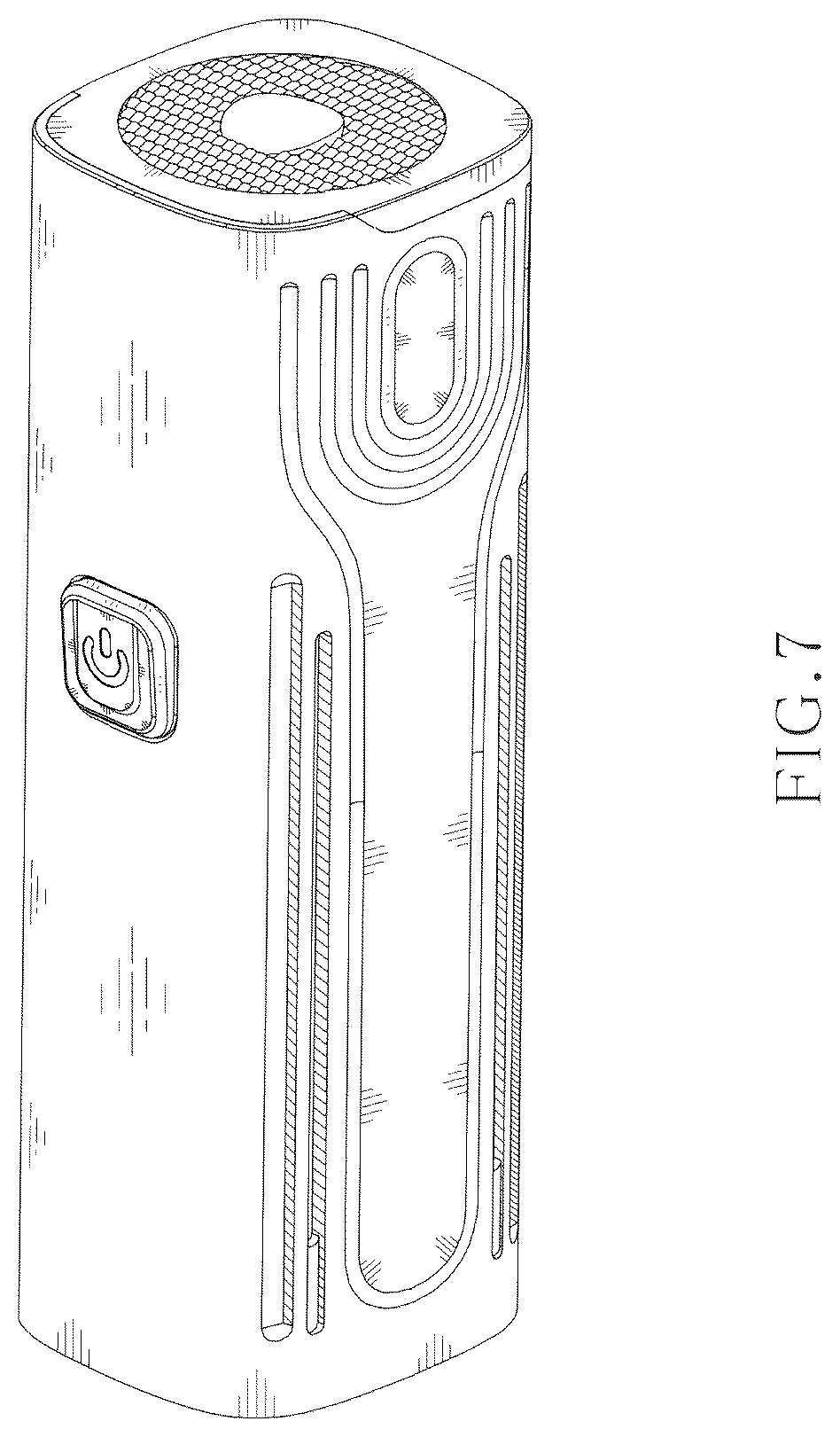 Patent USD1125628 Figure 7 – Bicycle light