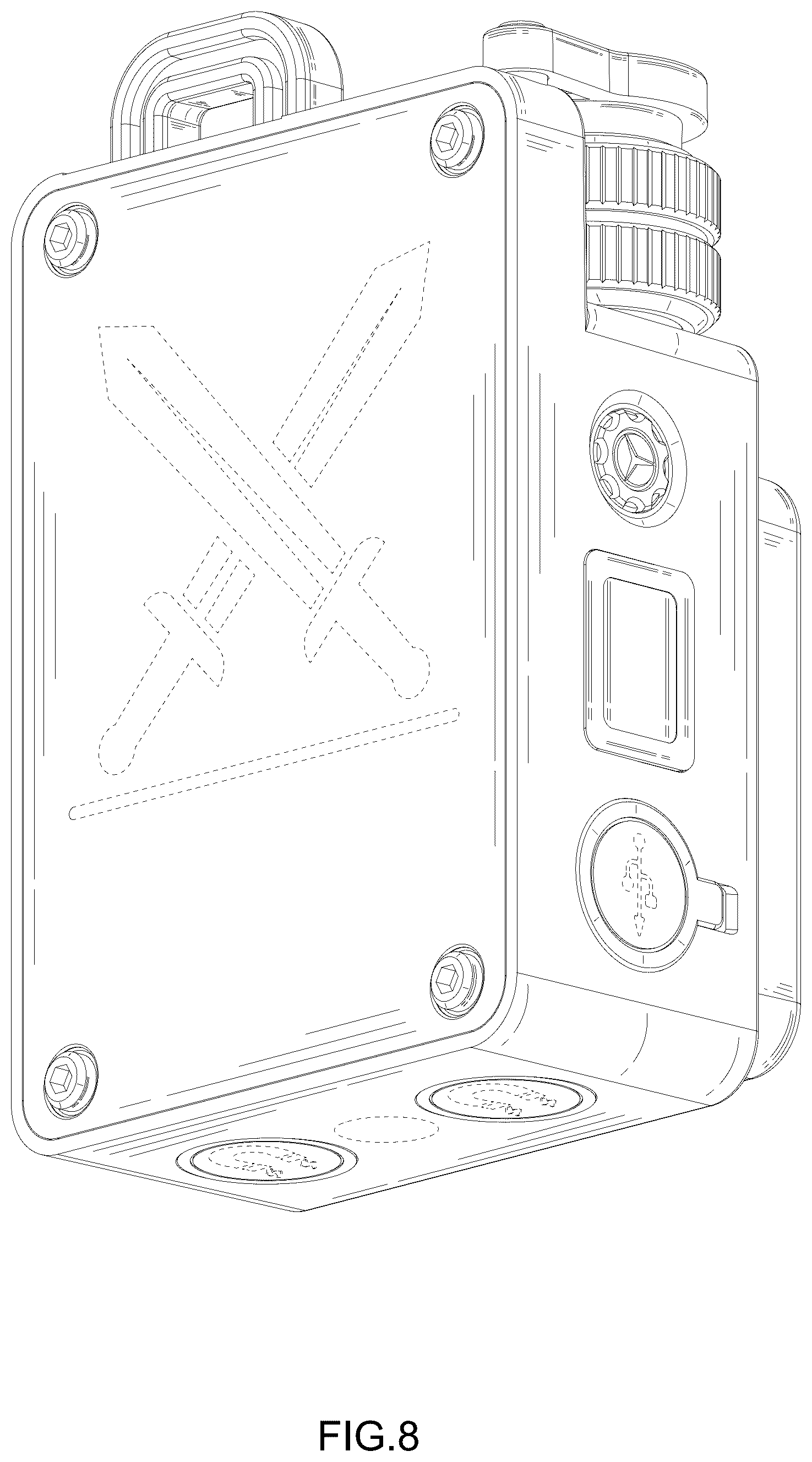 Patent USD1125630 Figure 8 – Lamp