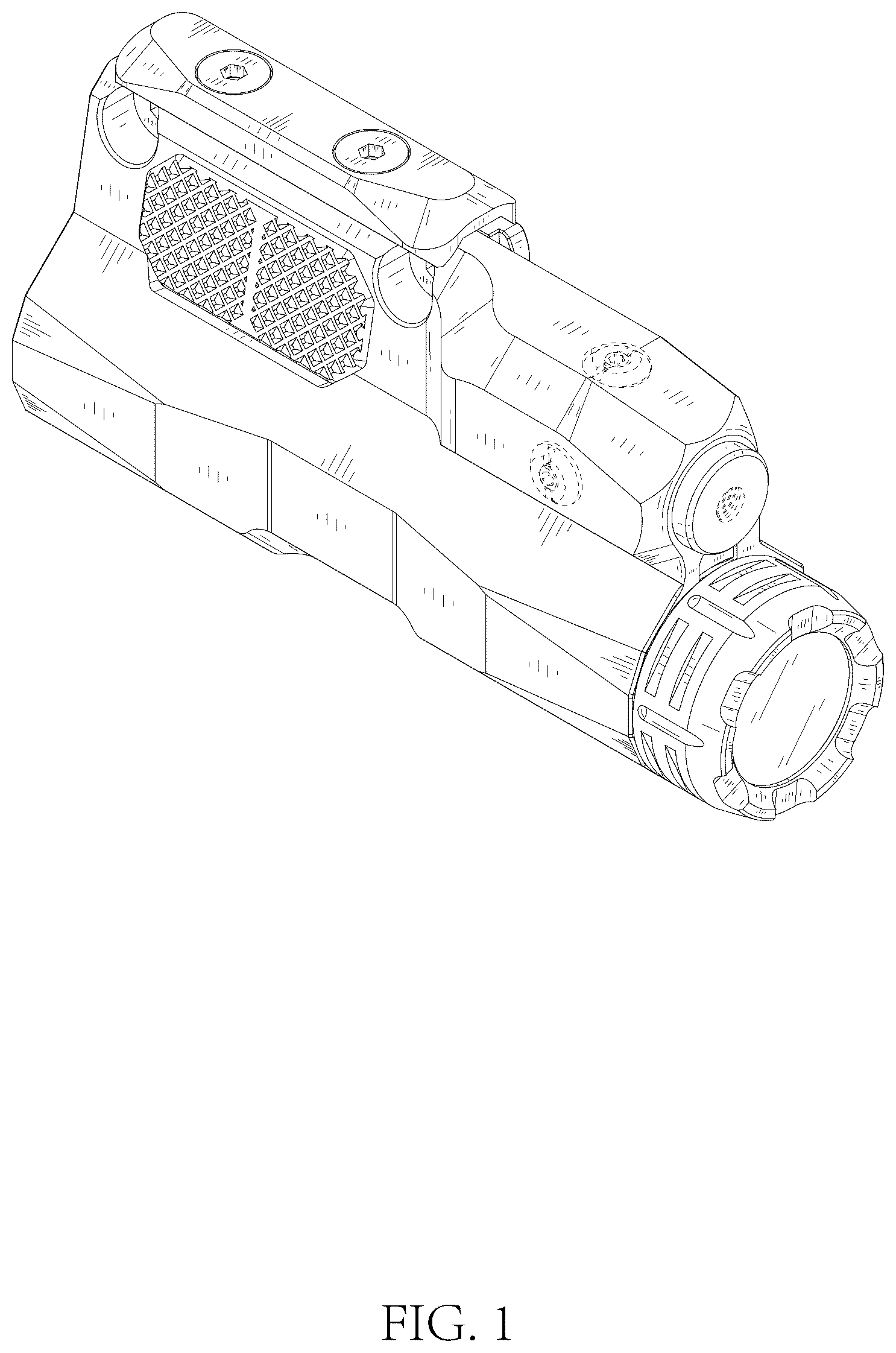 Patent USD1125631 Figure 1 – Tactical flashlight