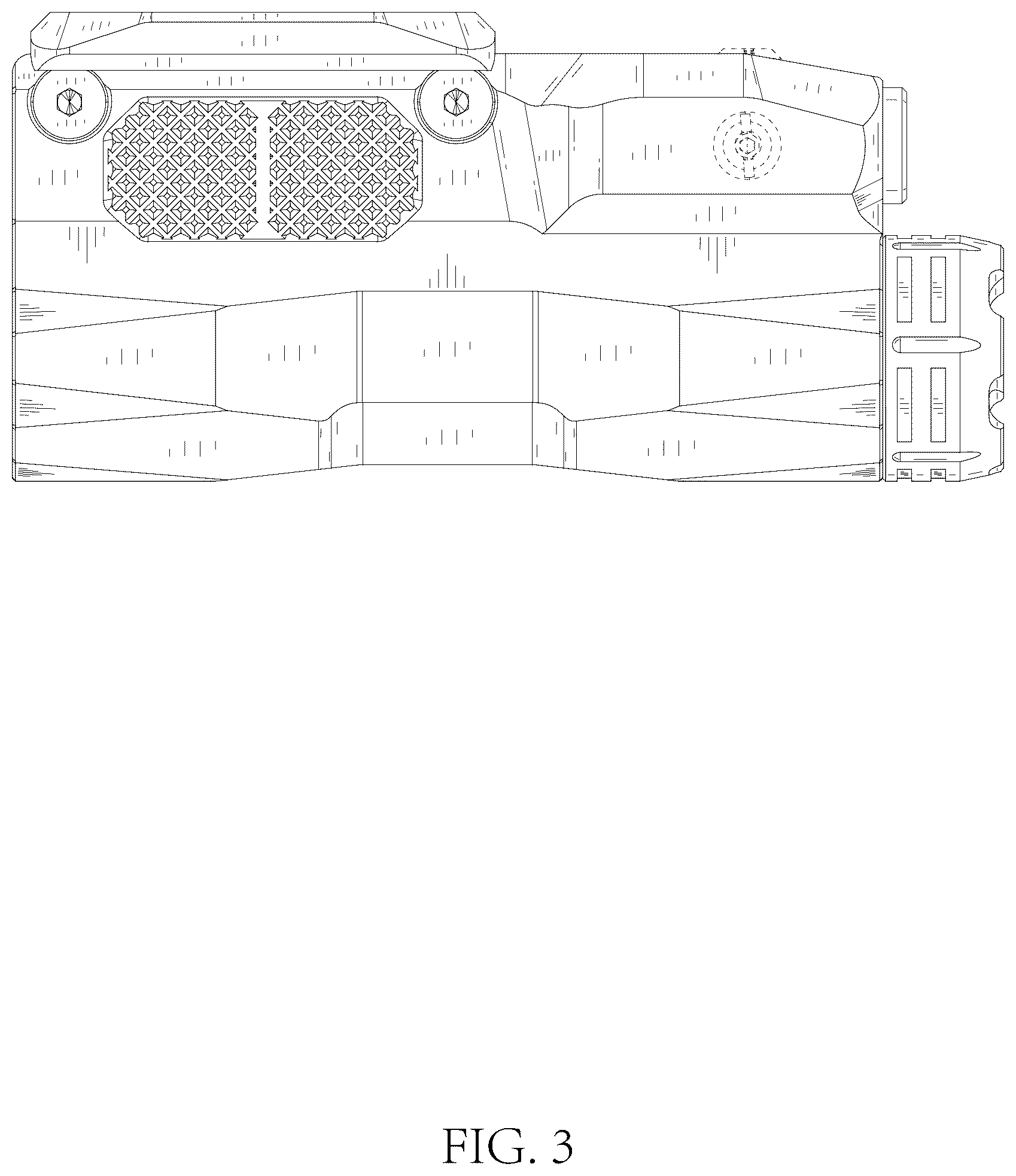 Patent USD1125631 Figure 3 – Tactical flashlight