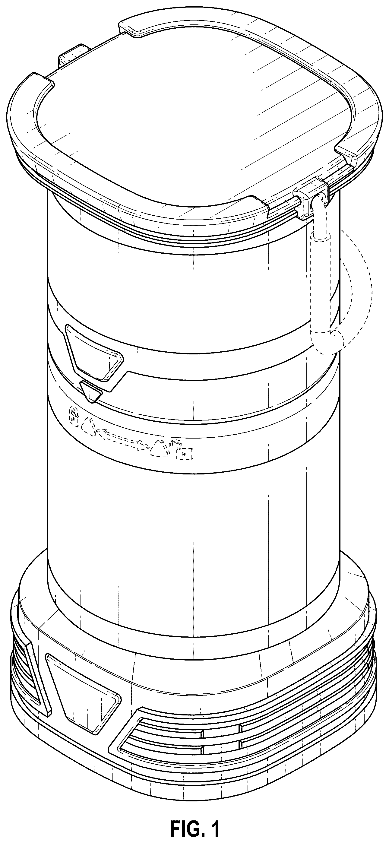 Patent USD1125634 Figure 1 – Lantern
