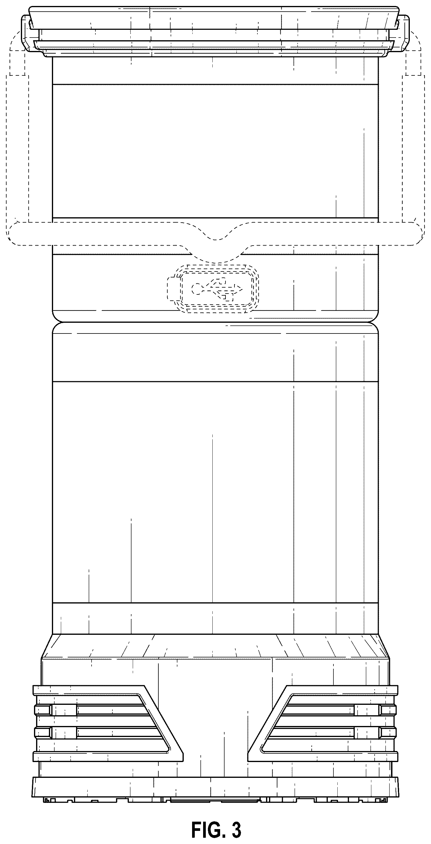 Patent USD1125634 Figure 3 – Lantern