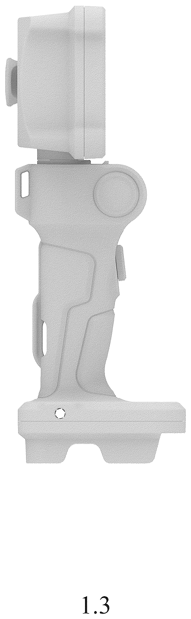 Patent USD1125635 Figure 3 – Hand lamp