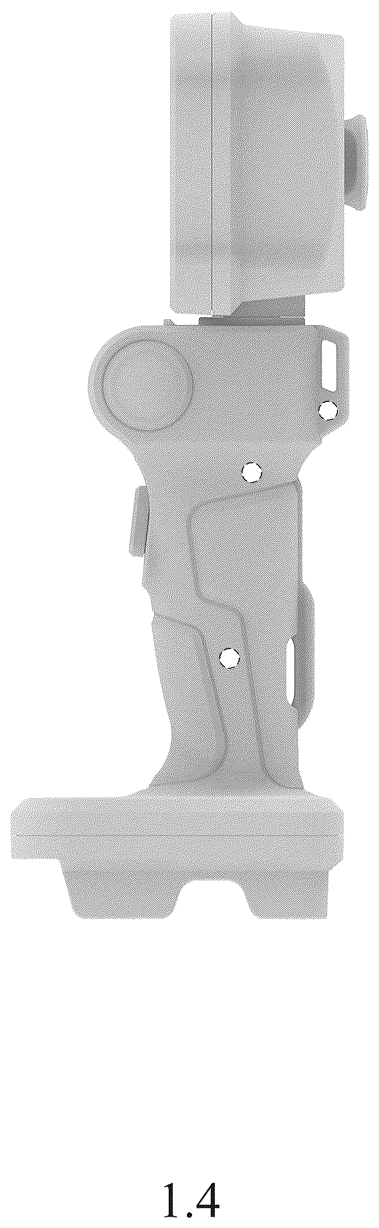 Patent USD1125635 Figure 4 – Hand lamp