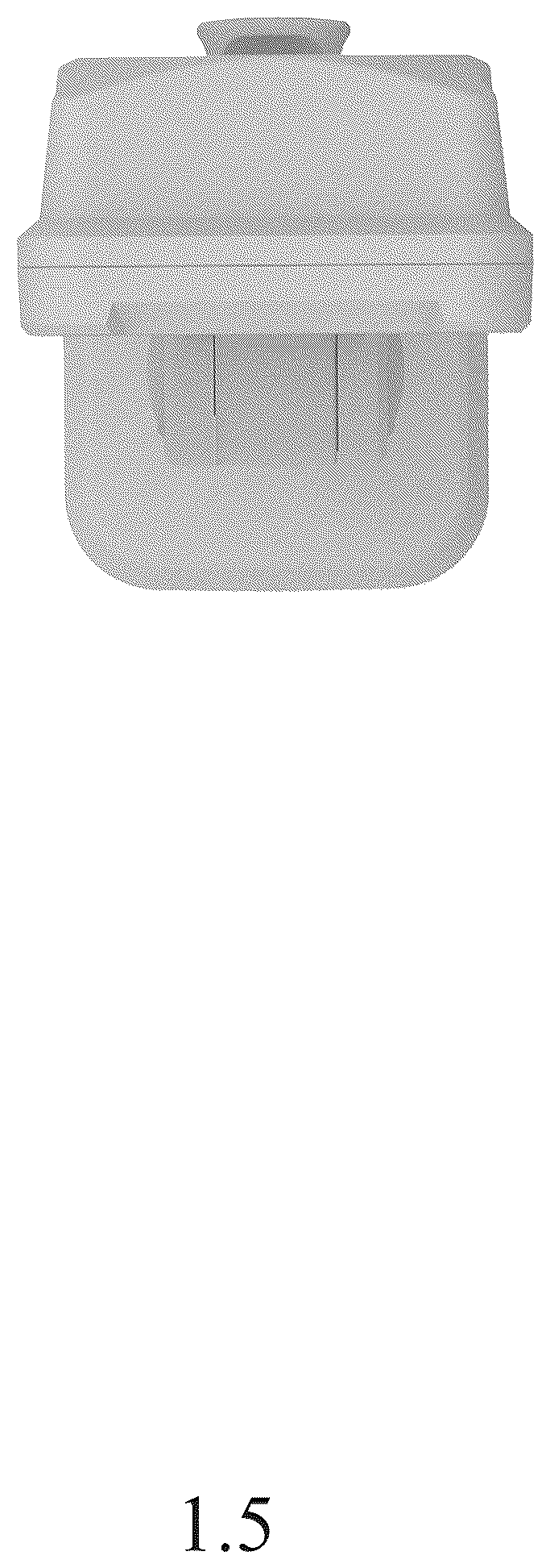 Patent USD1125635 Figure 5 – Hand lamp