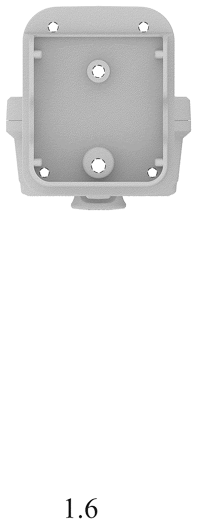 Patent USD1125635 Figure 6 – Hand lamp