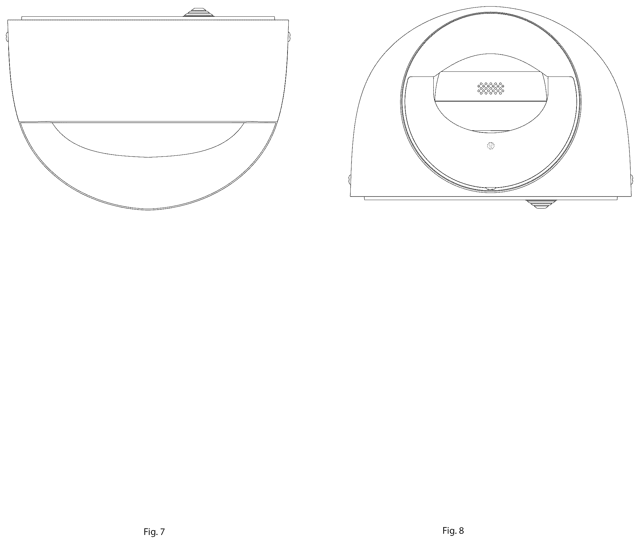 Patent USD1125636 Figure 4 – Camera with lighting fixture