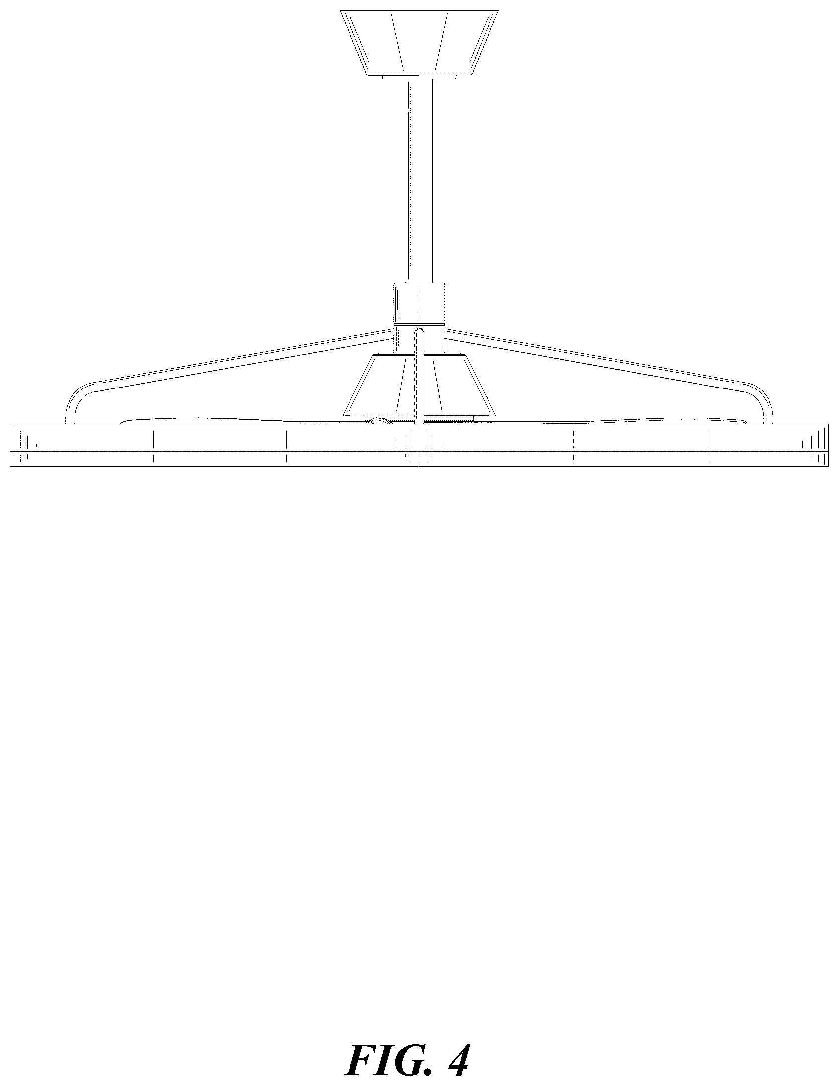 Patent USD1125637 Figure 4 – Fan lamp