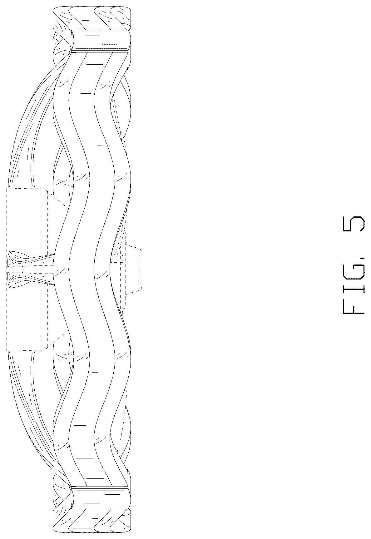 Patent USD1125638 Figure 5 – Ceiling fan with light