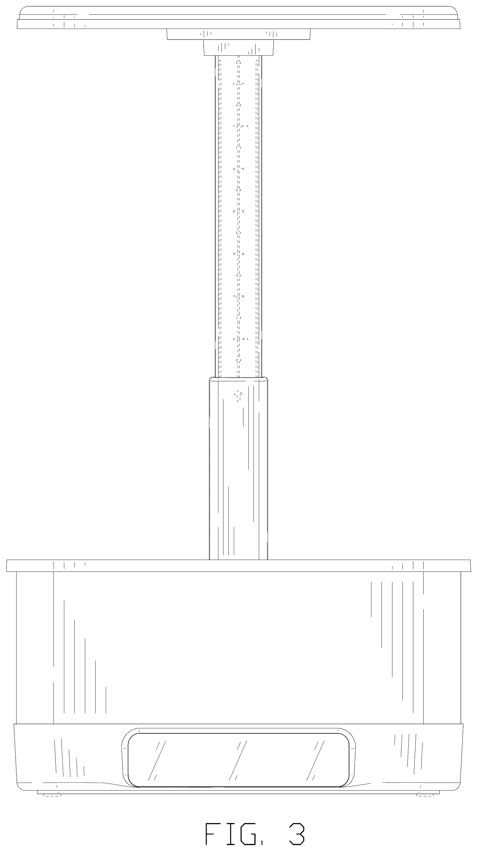 Patent USD1125639 Figure 3 – Plant growing light