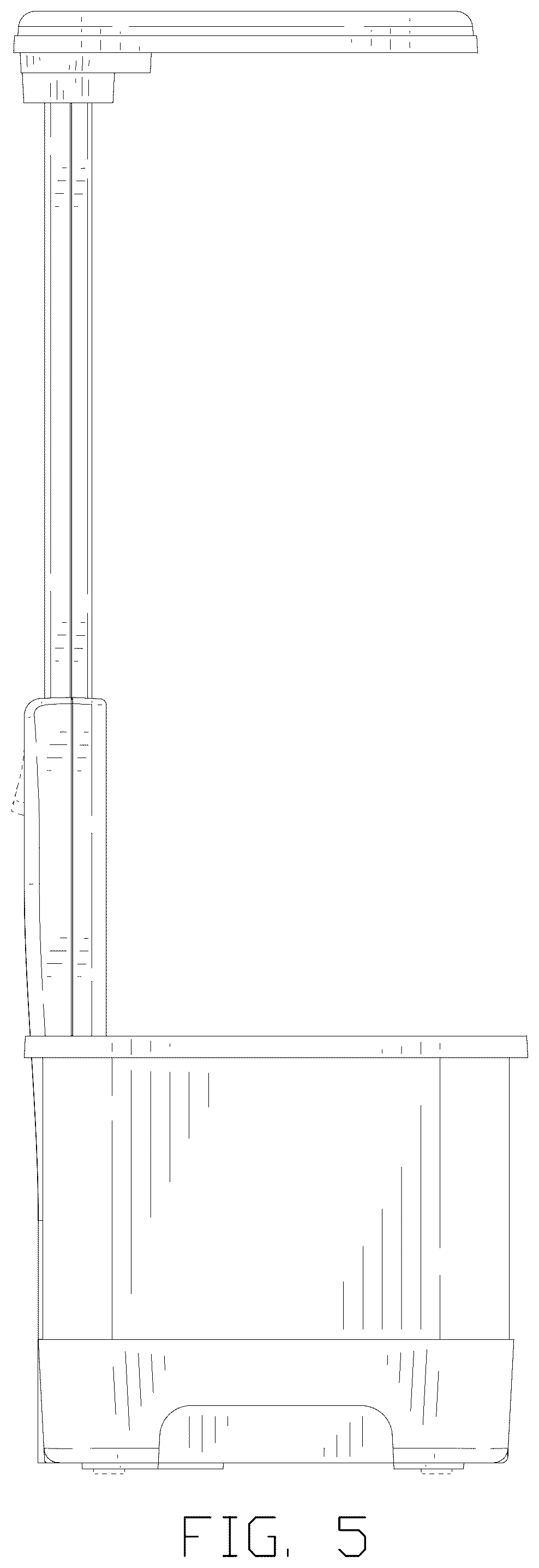Patent USD1125639 Figure 5 – Plant growing light