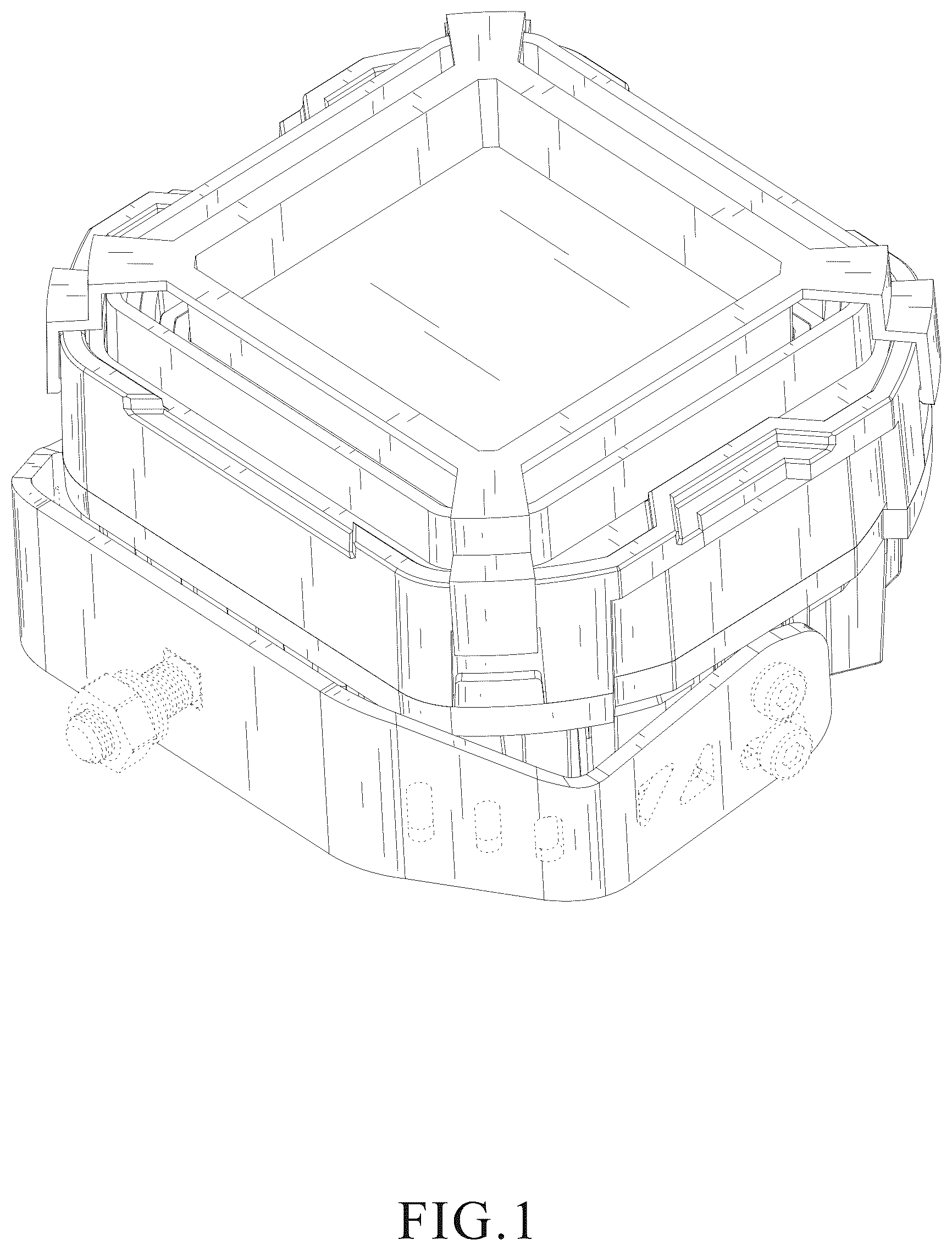 Patent USD1125640 Figure 1 – Work light