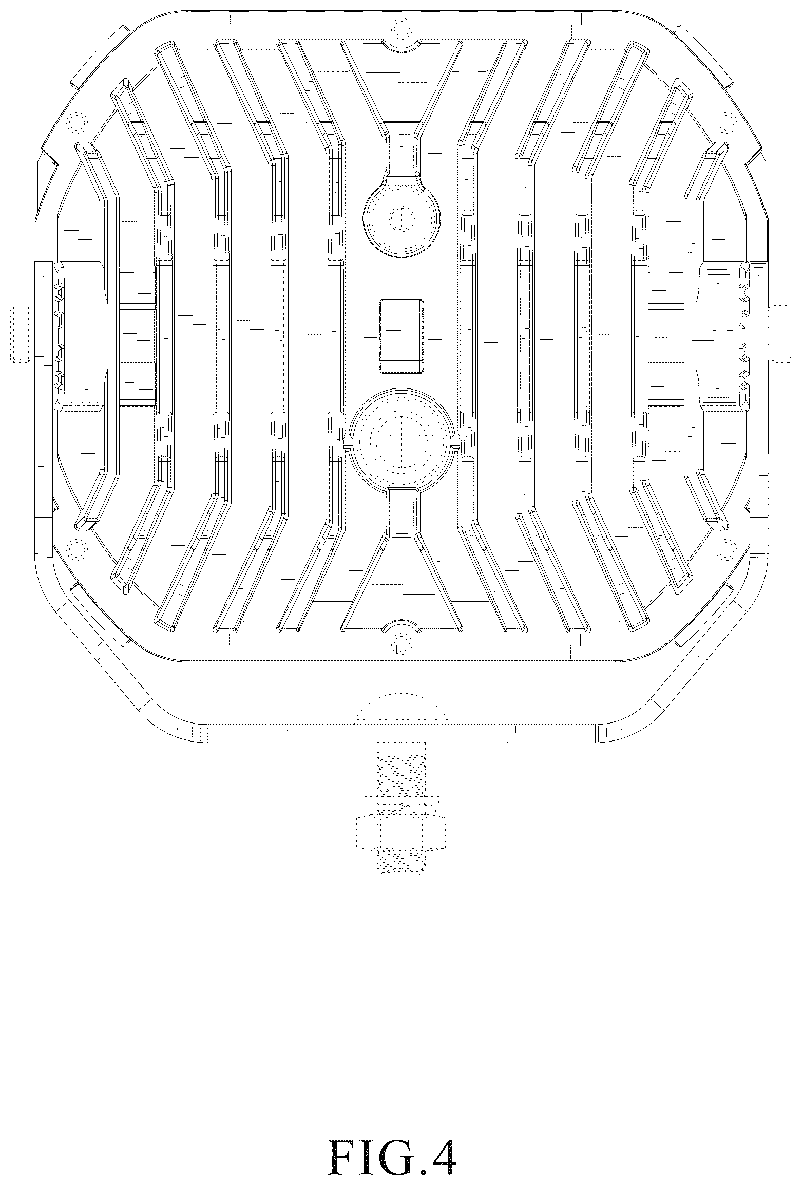 Patent USD1125640 Figure 4 – Work light