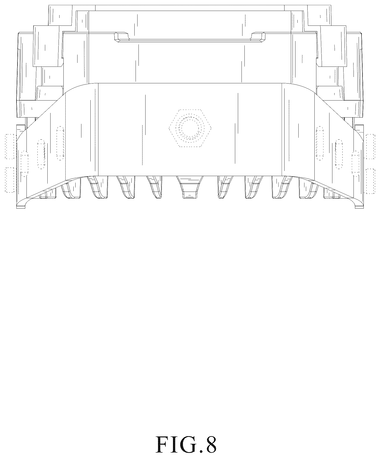 Patent USD1125640 Figure 8 – Work light