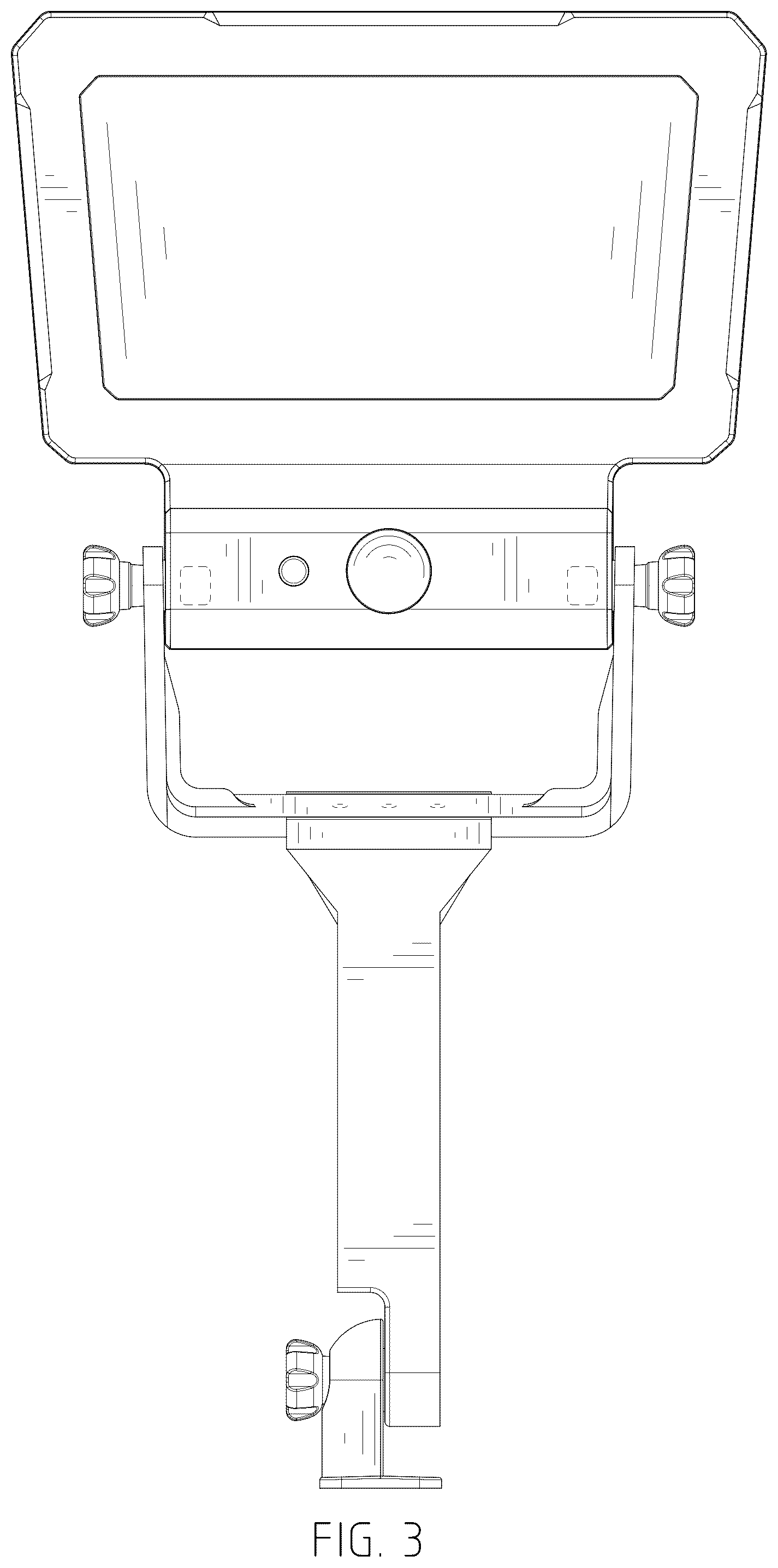 Patent USD1125641 Figure 3 – Solar induction lamp