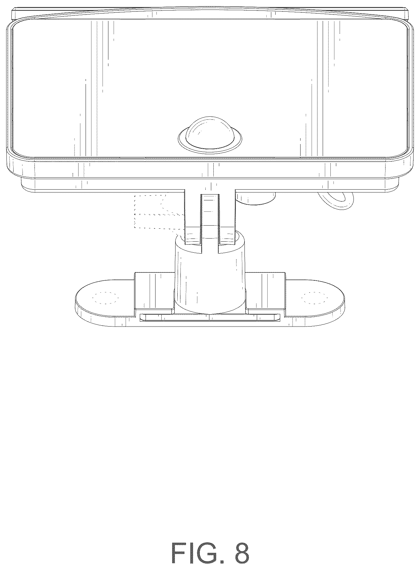 Patent USD1125642 Figure 8 – Solar sensor wall light
