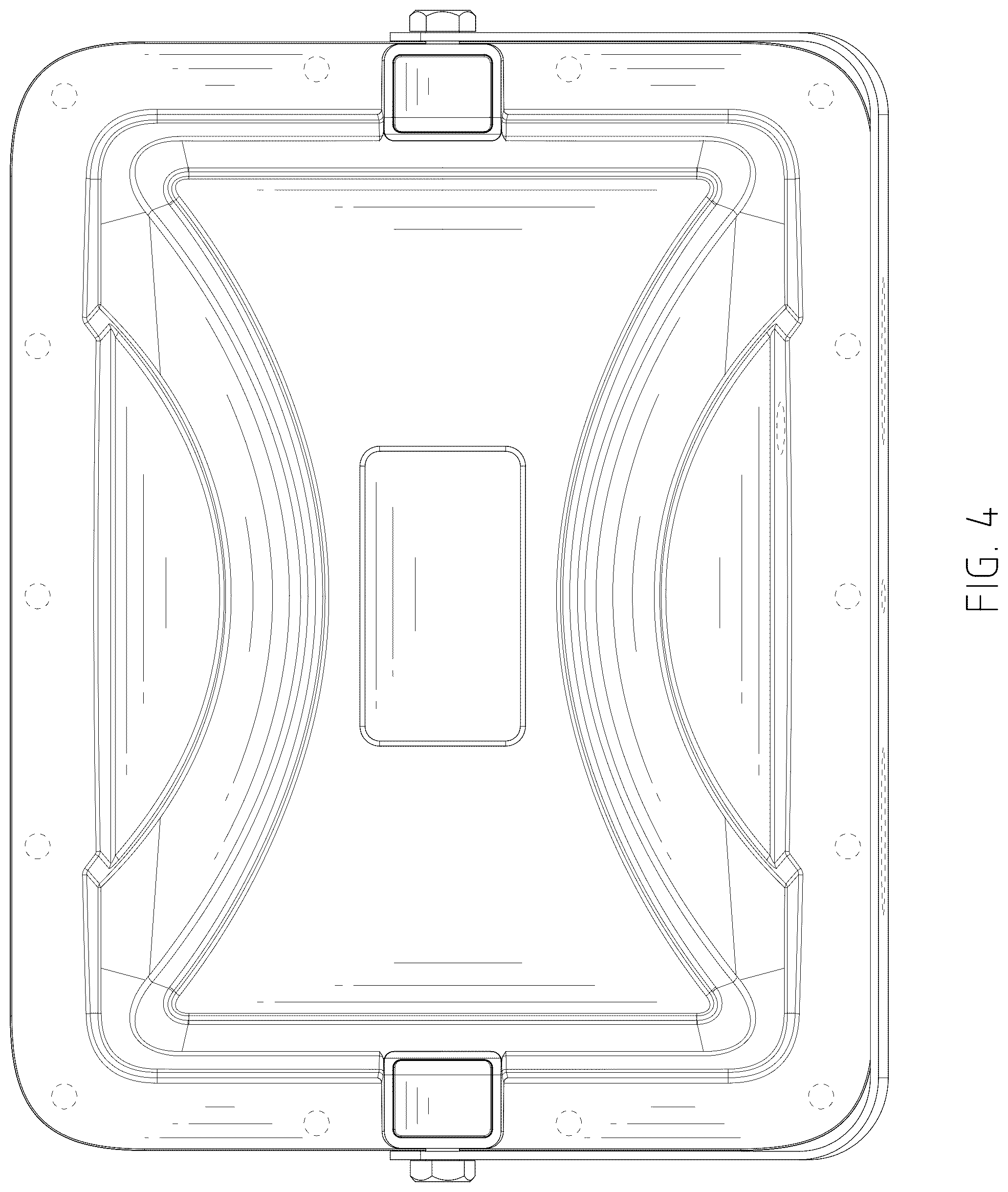 Patent USD1125643 Figure 4 – Solar floodlight