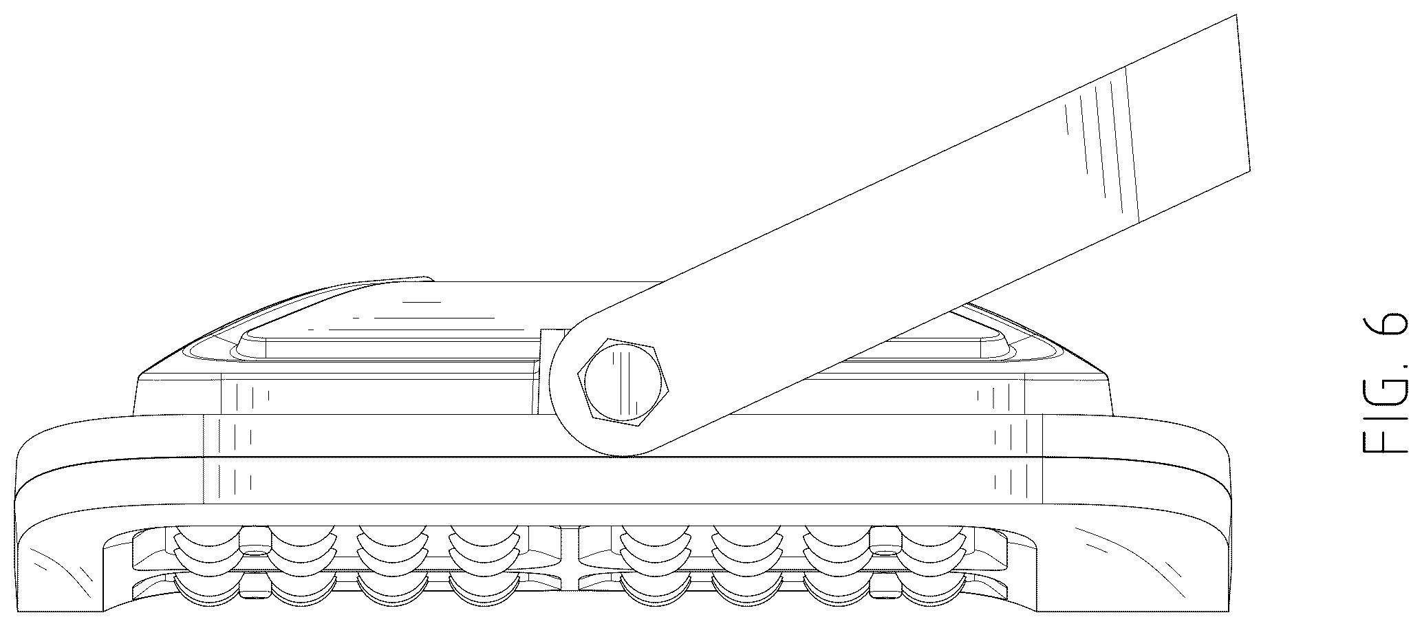 Patent USD1125643 Figure 6 – Solar floodlight