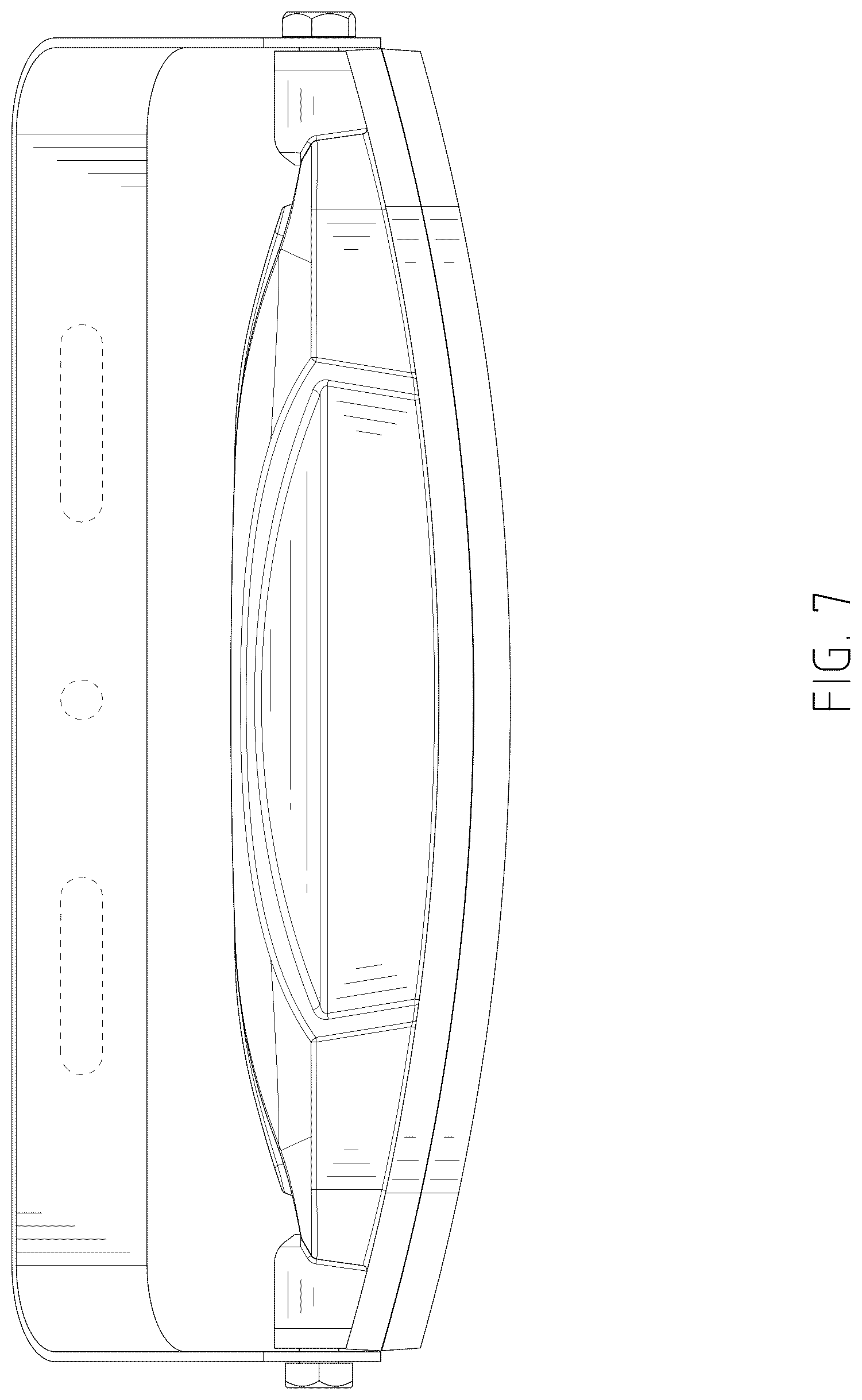Patent USD1125643 Figure 7 – Solar floodlight