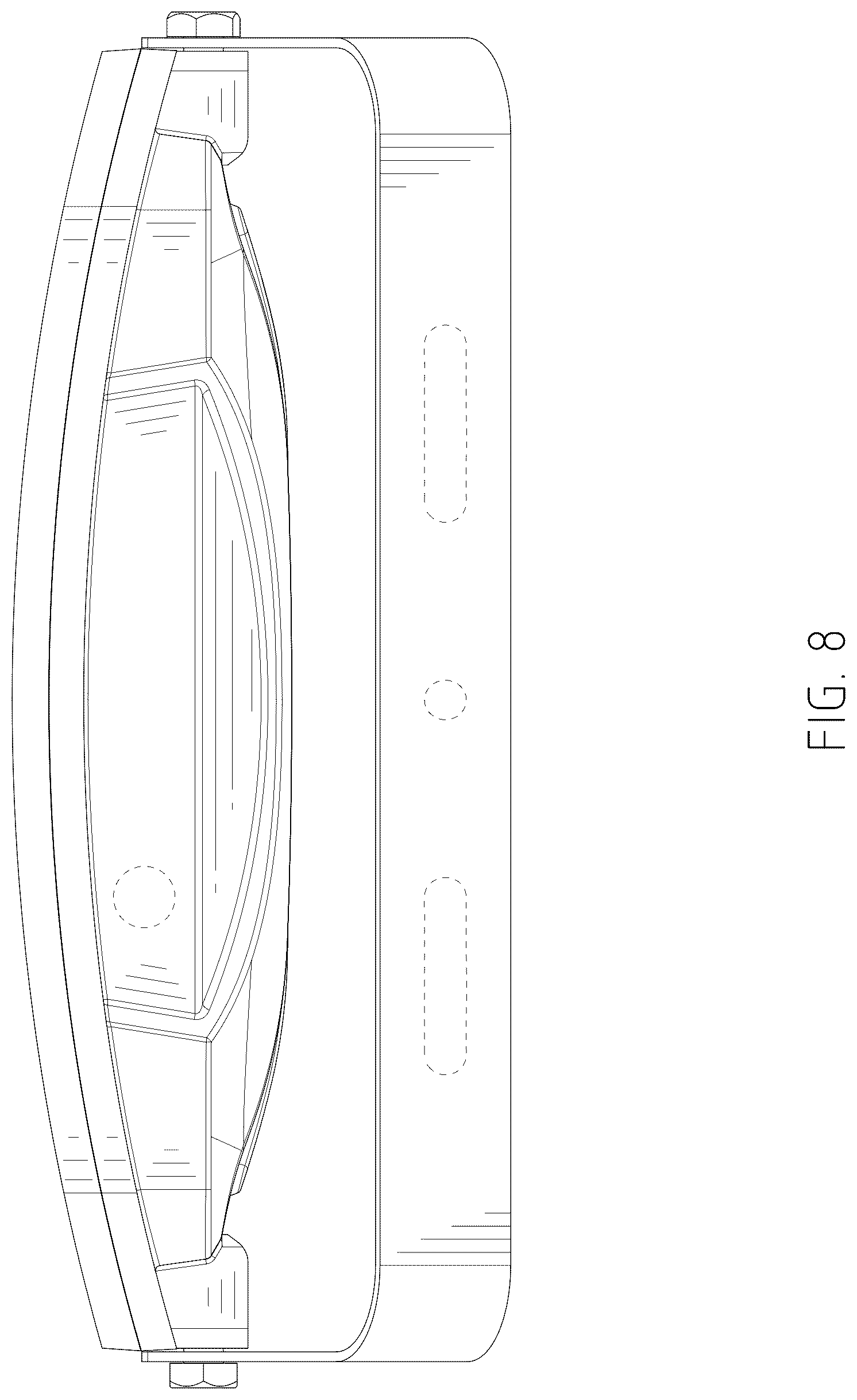Patent USD1125643 Figure 8 – Solar floodlight
