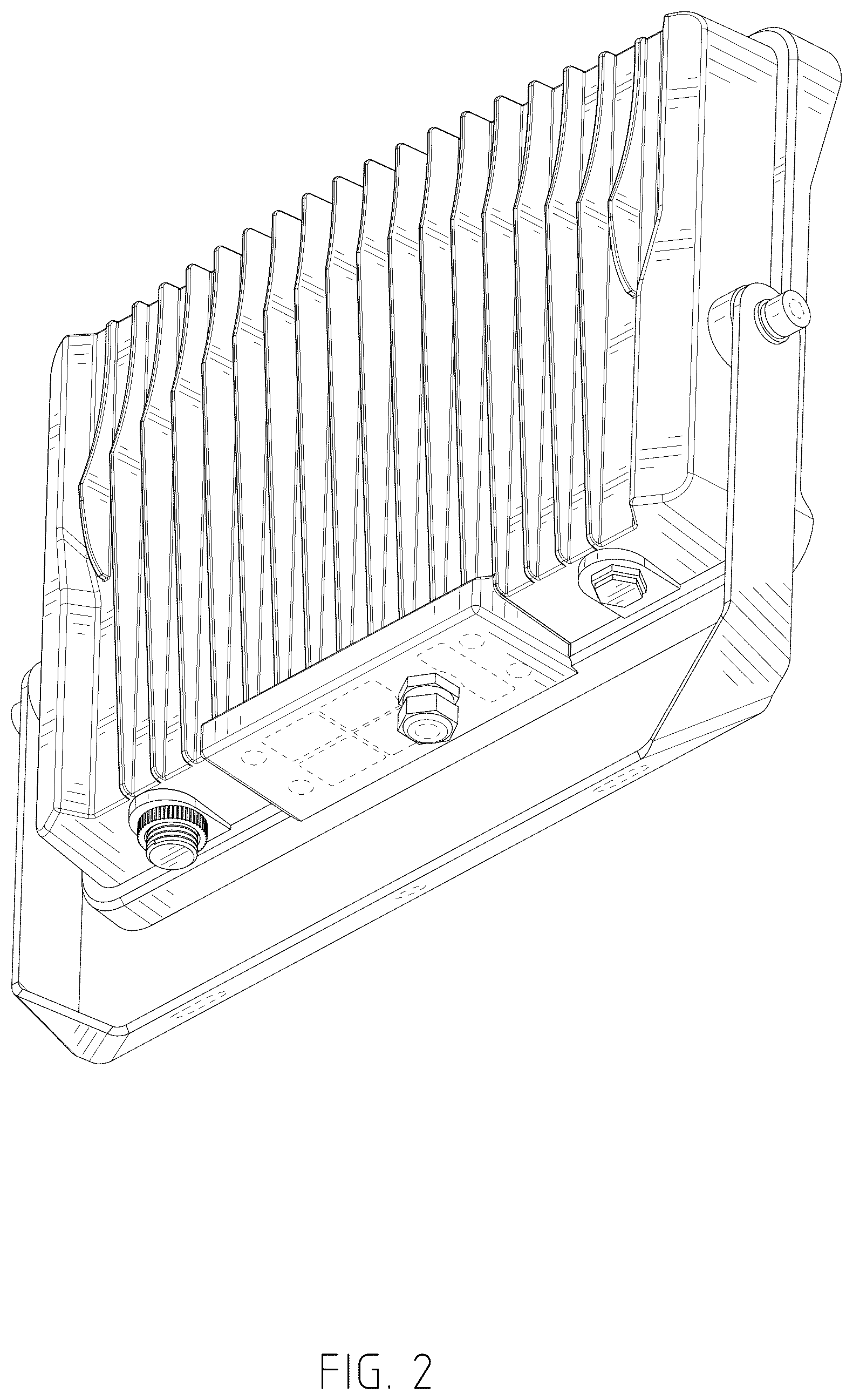 Patent USD1125644 Figure 2 – Floodlight