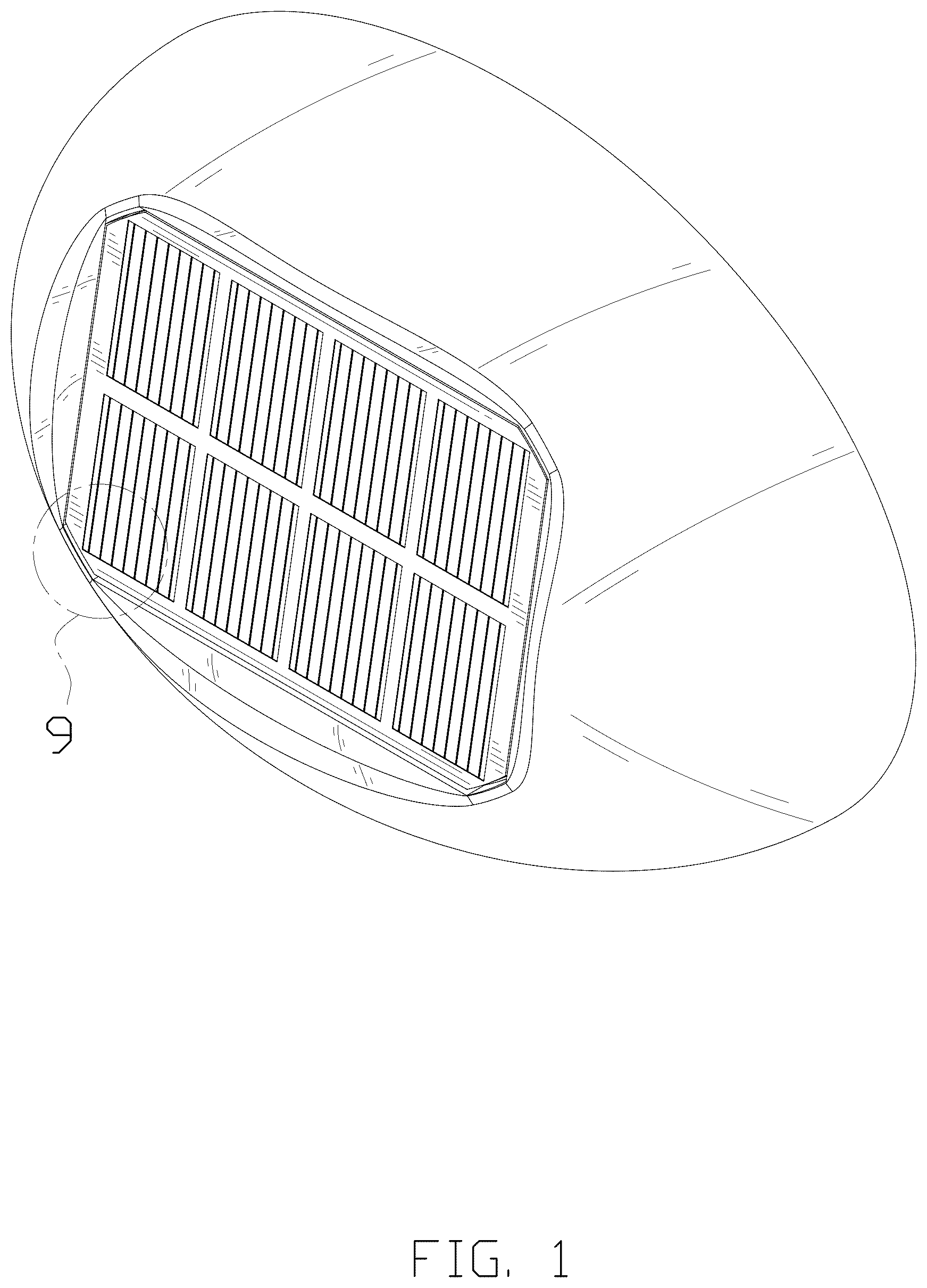 Patent USD1125645 Figure 1 – Lamp