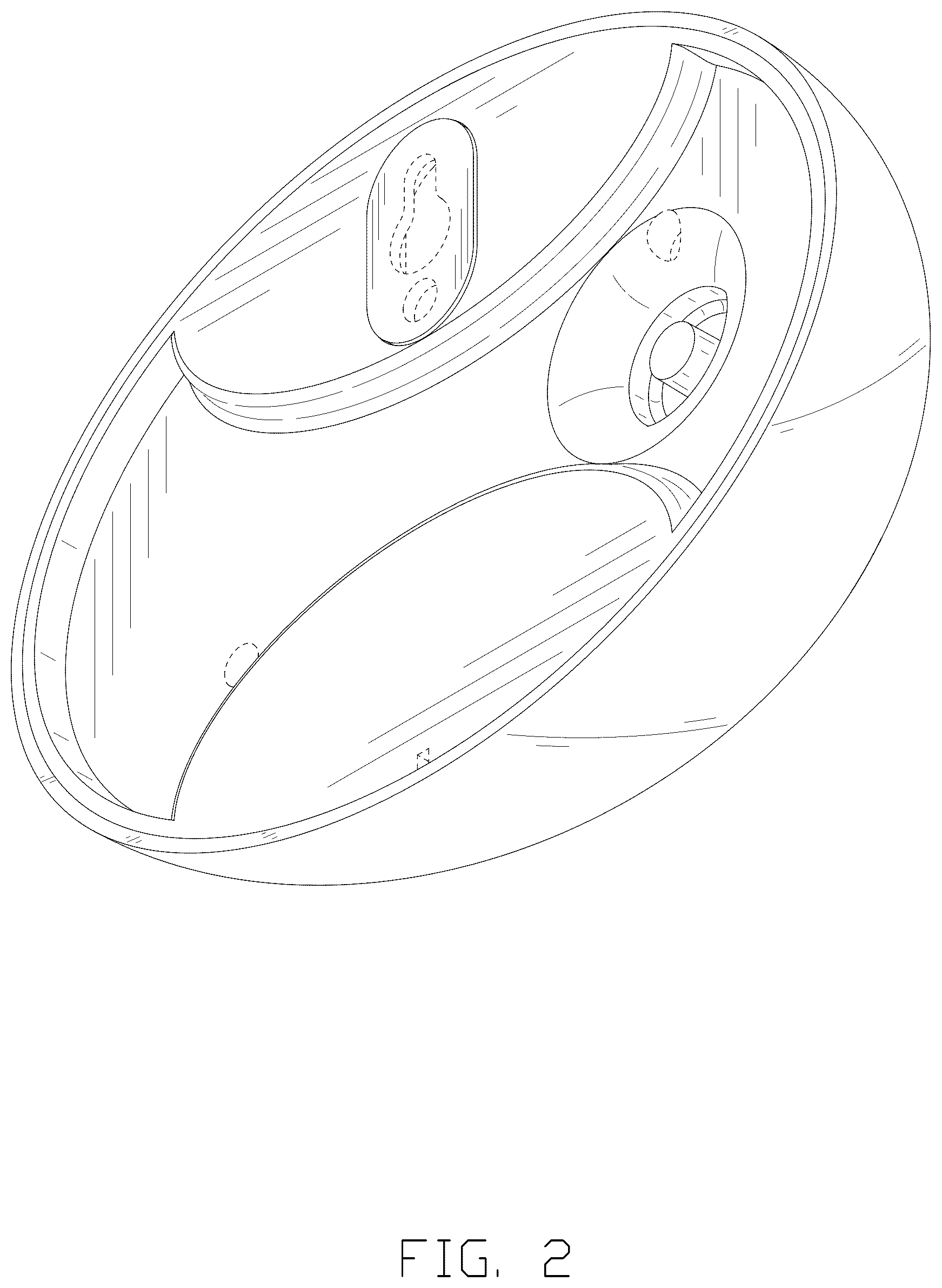 Patent USD1125645 Figure 2 – Lamp