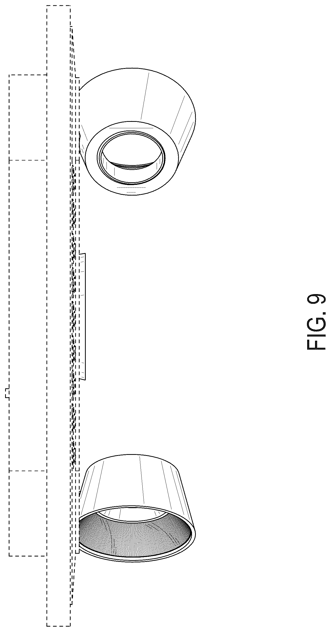 Patent USD1125646 Figure 9 – Luminaire