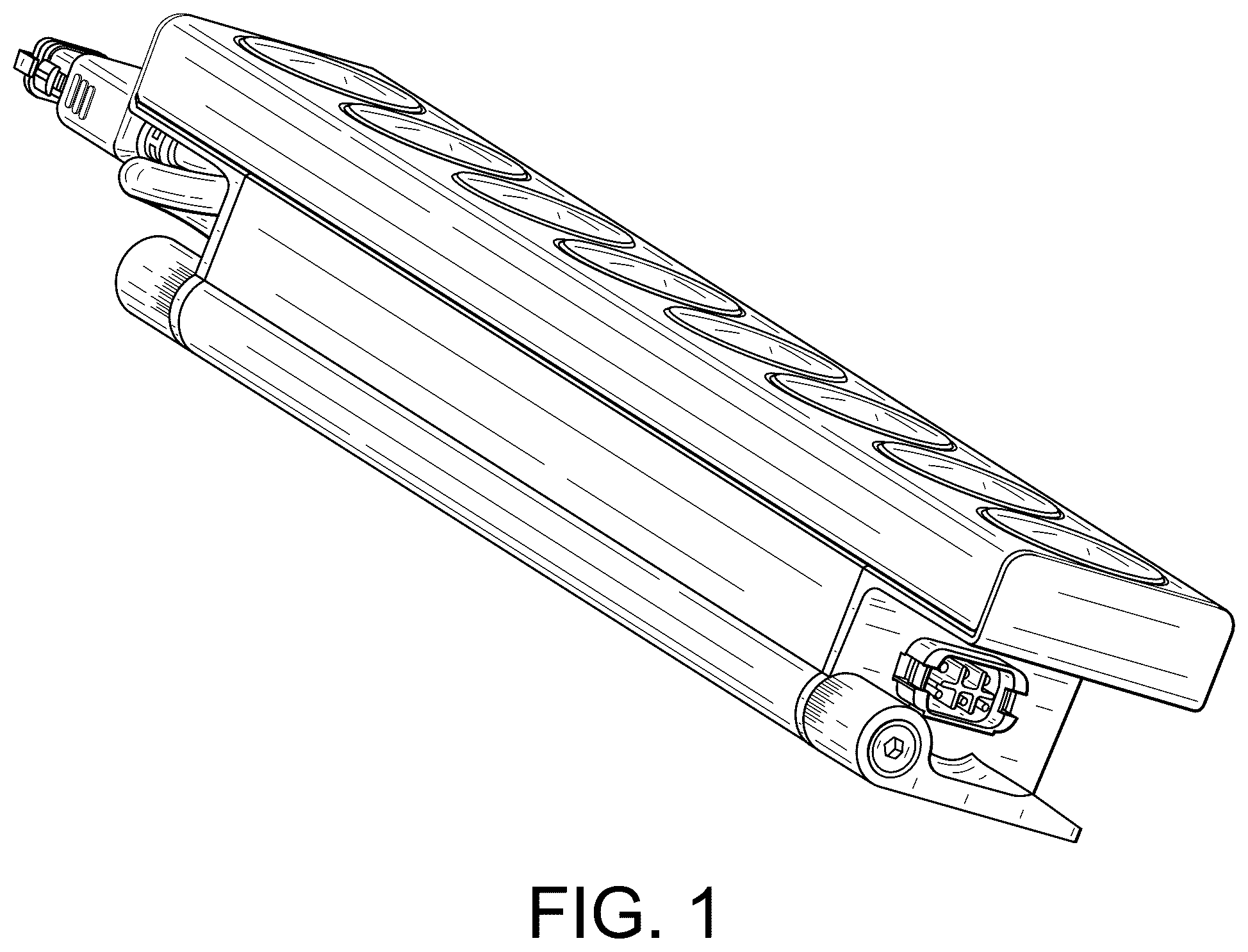 Patent USD1125647 Figure 1 – Linear luminaire