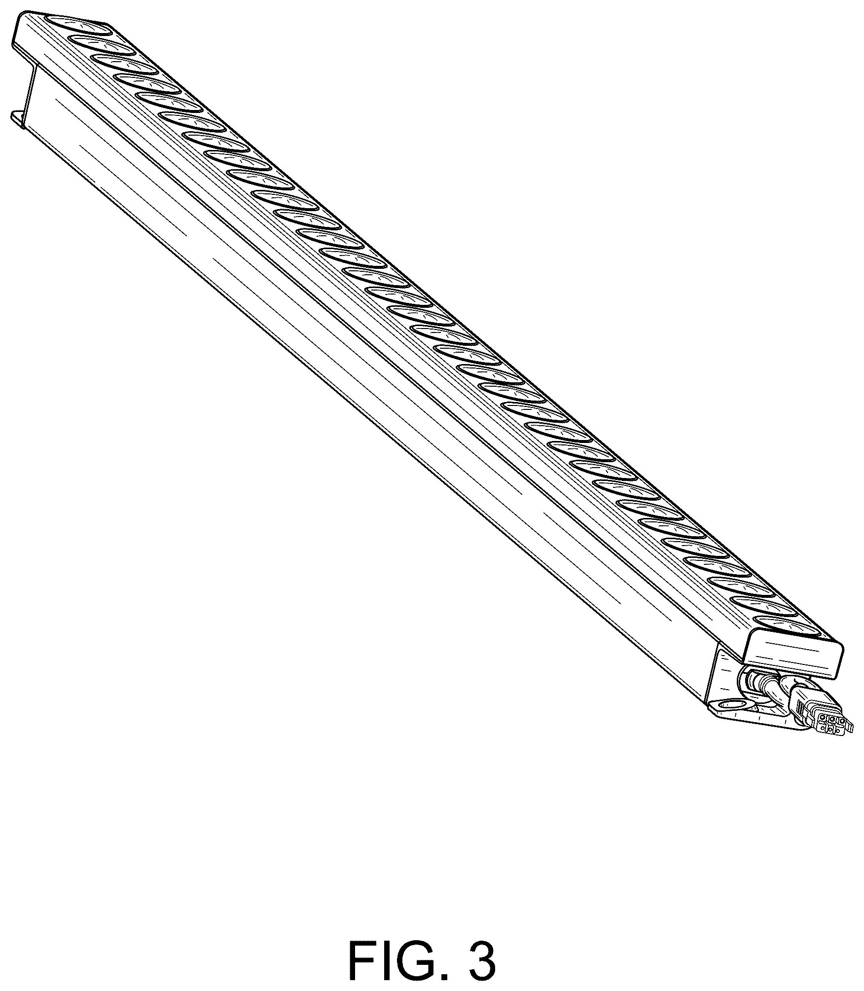 Patent USD1125648 Figure 3 – Linear luminaire