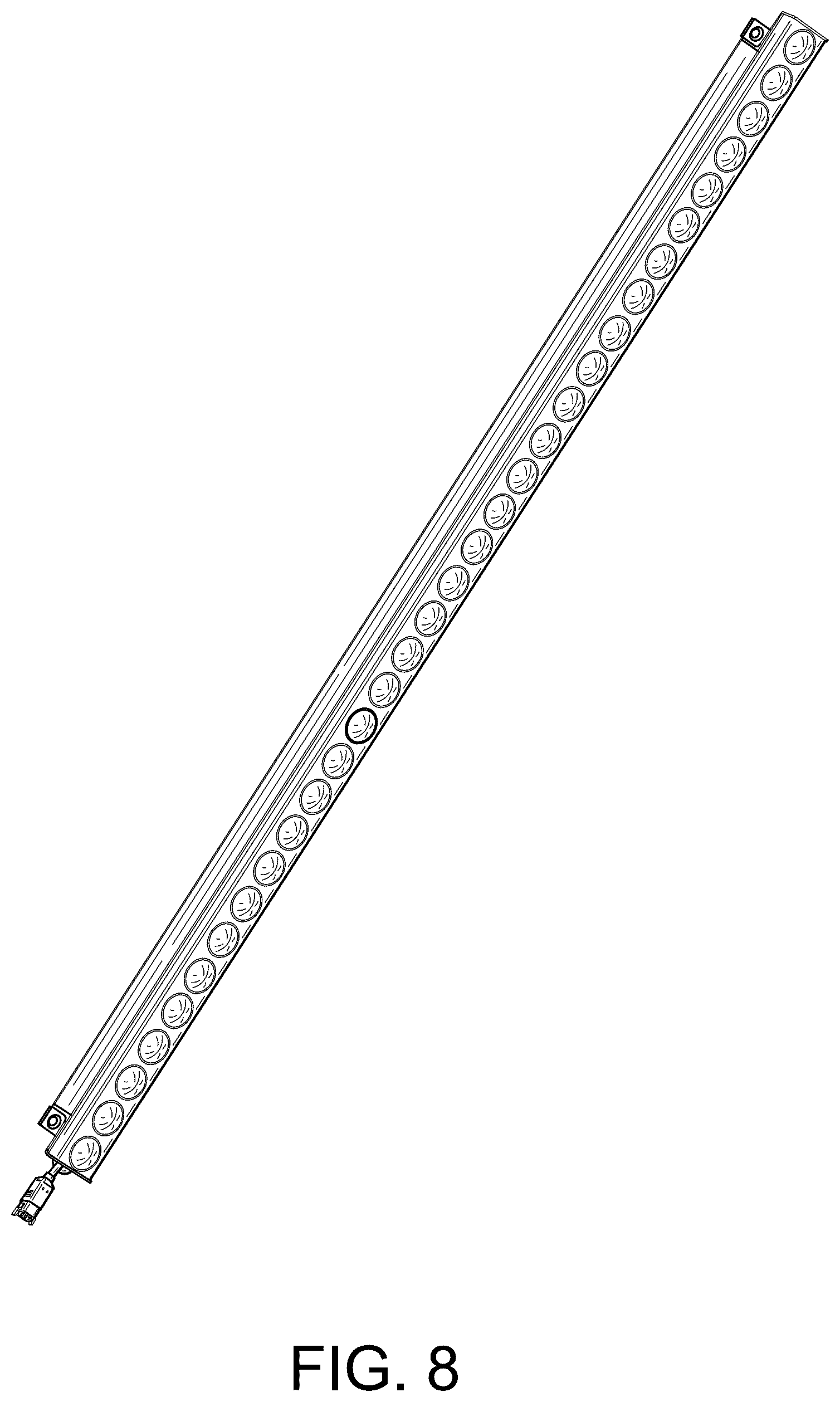 Patent USD1125648 Figure 8 – Linear luminaire