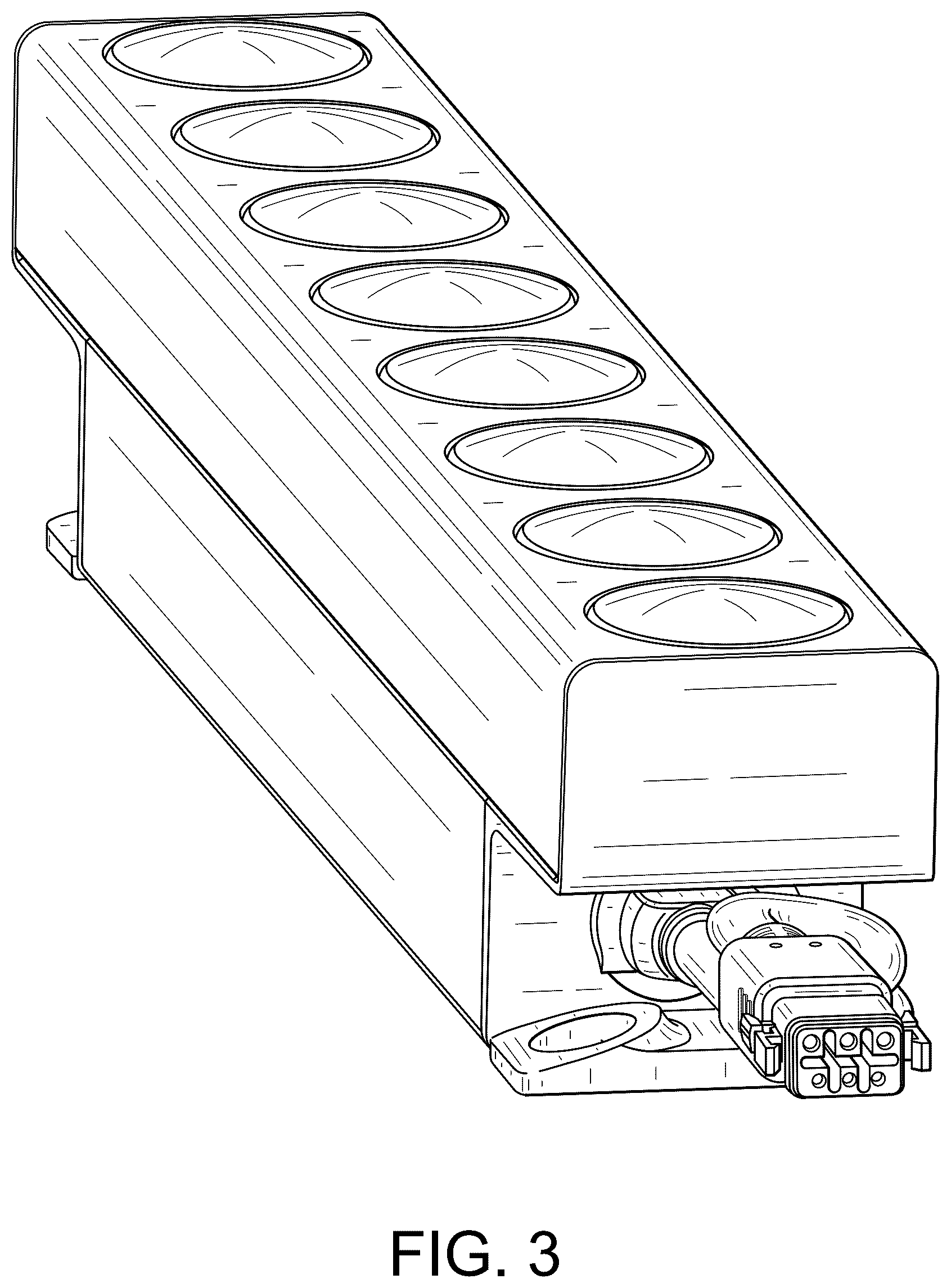 Patent USD1125649 Figure 3 – Linear luminaire