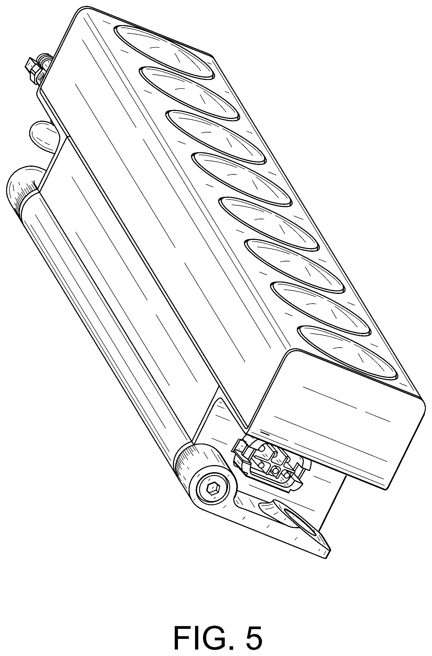 Patent USD1125649 Figure 5 – Linear luminaire