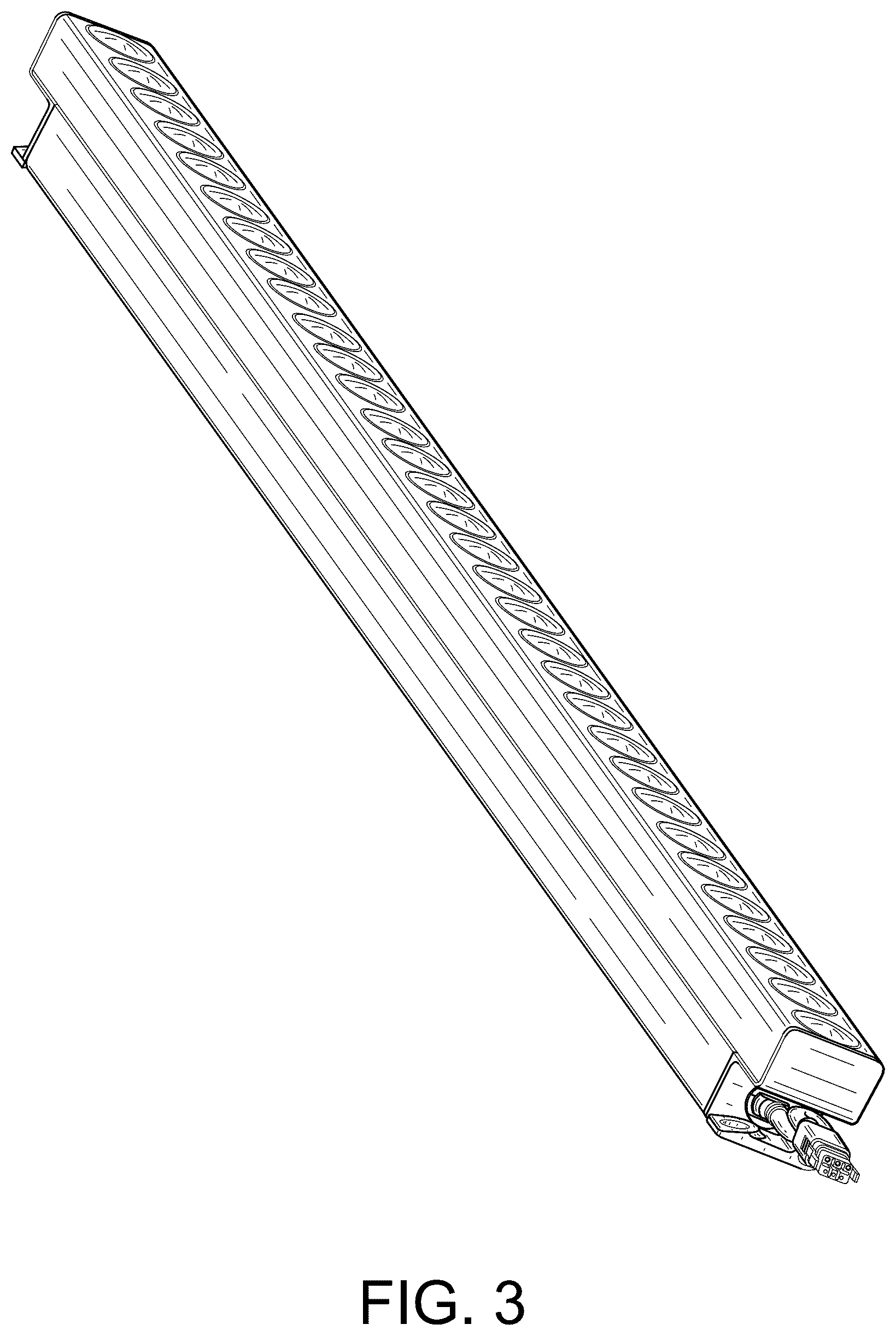Patent USD1125650 Figure 3 – Linear luminaire