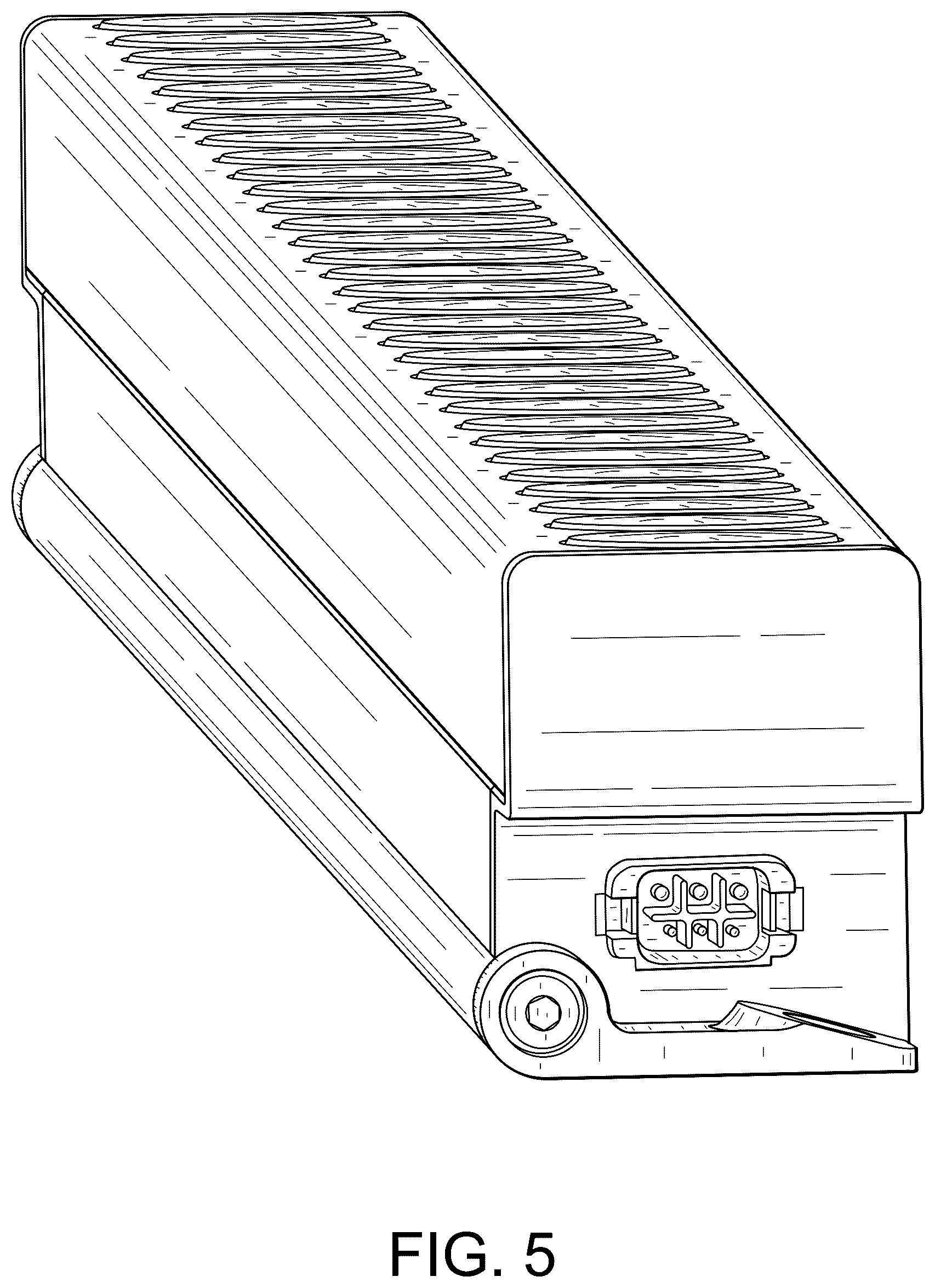 Patent USD1125650 Figure 5 – Linear luminaire