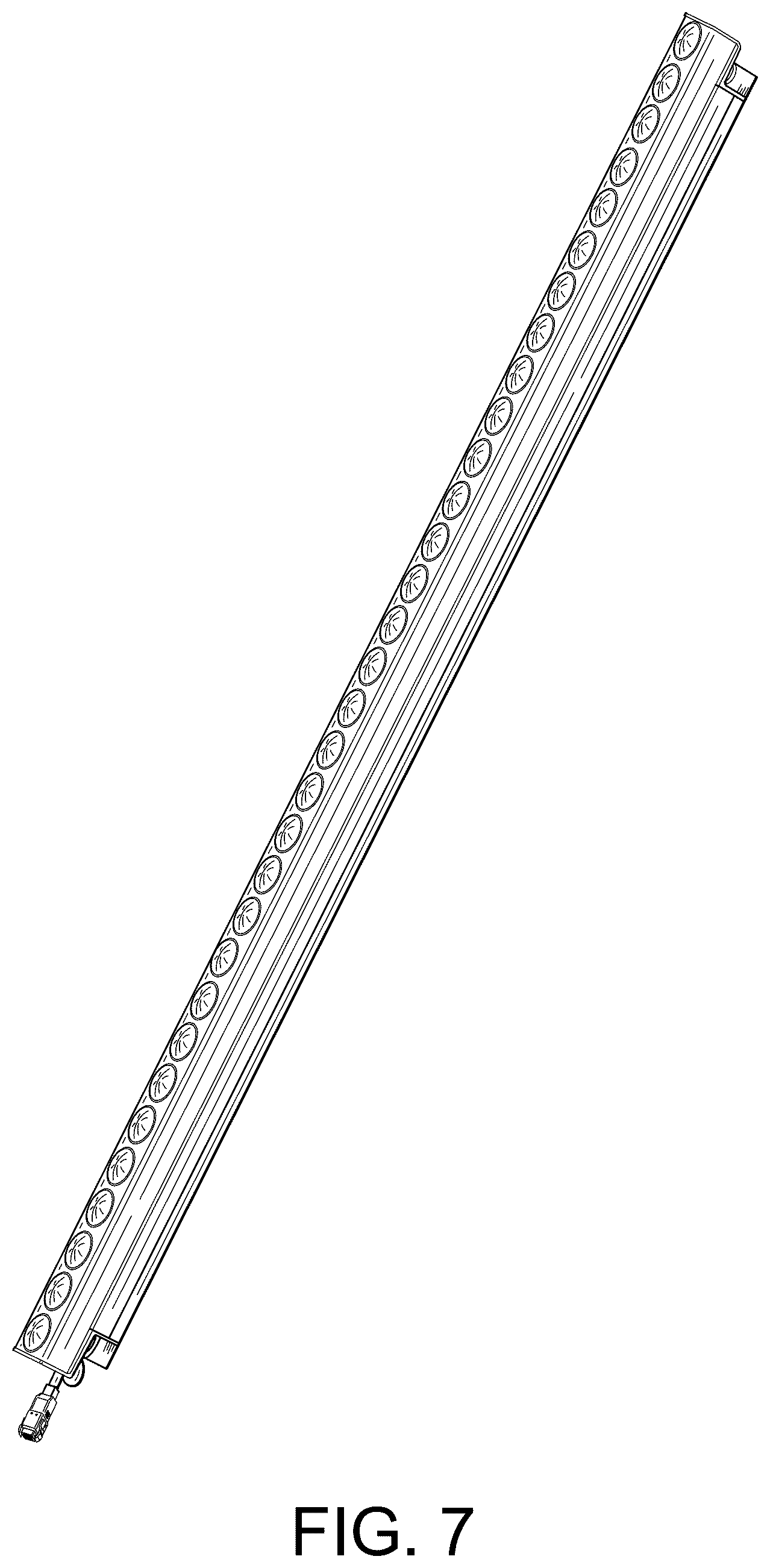 Patent USD1125650 Figure 7 – Linear luminaire