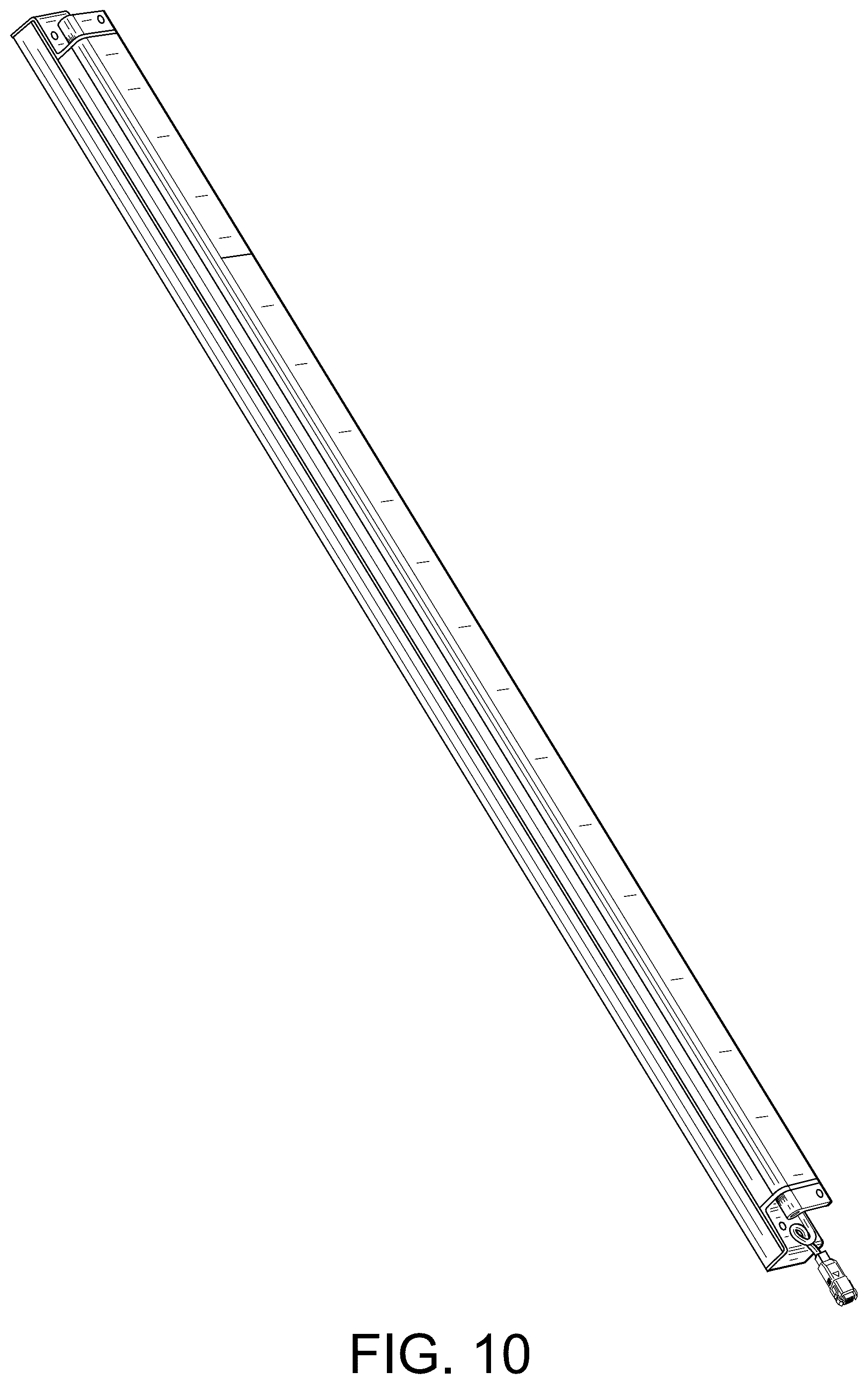 Patent USD1125650 Figure 10 – Linear luminaire