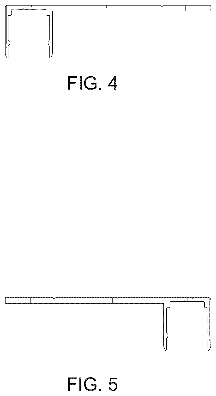 Patent USD1125653 Figure 3 – LED strip light mounting track