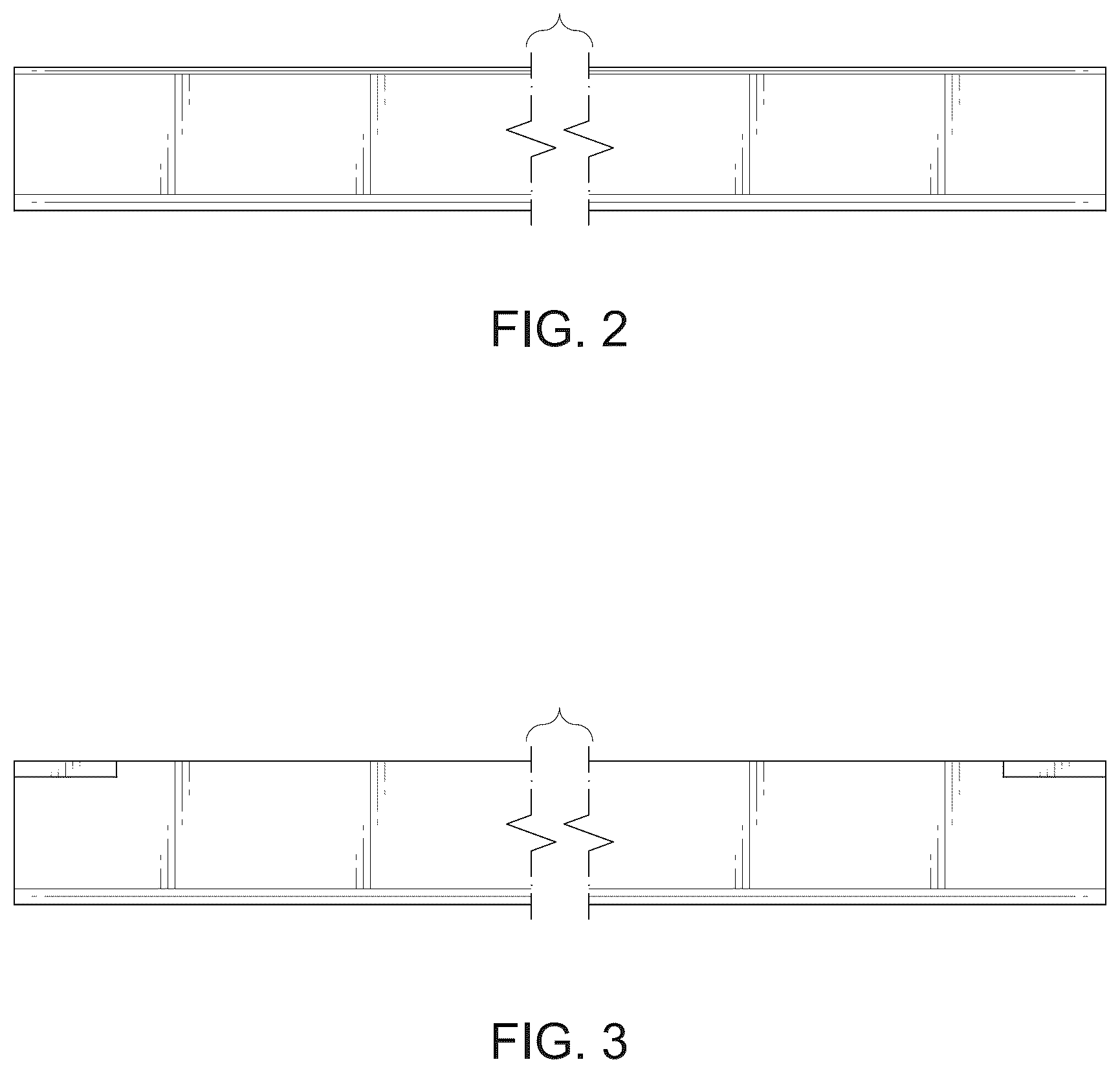 Patent USD1125654 Figure 2 – LED strip light mounting track
