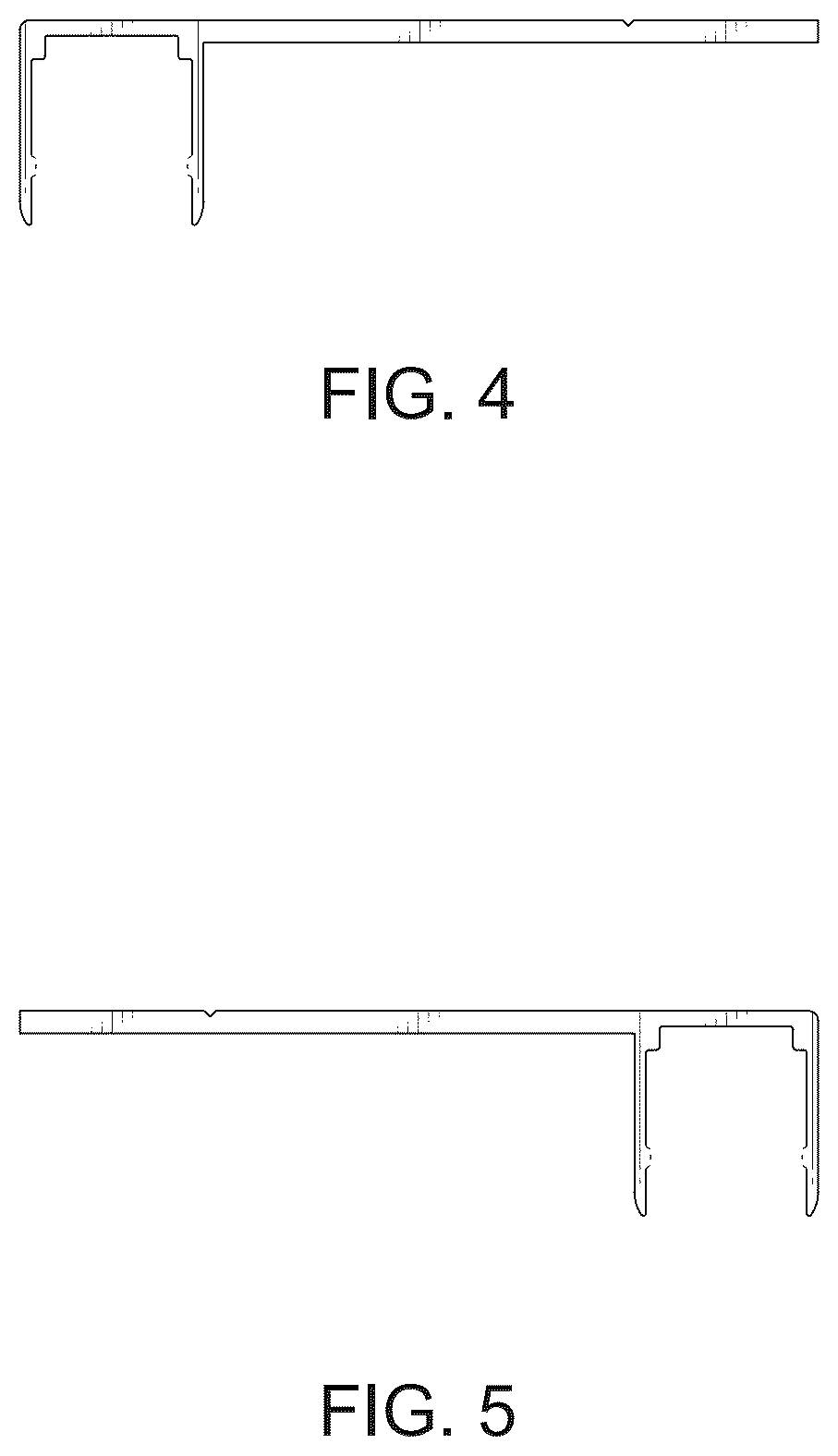Patent USD1125654 Figure 3 – LED strip light mounting track