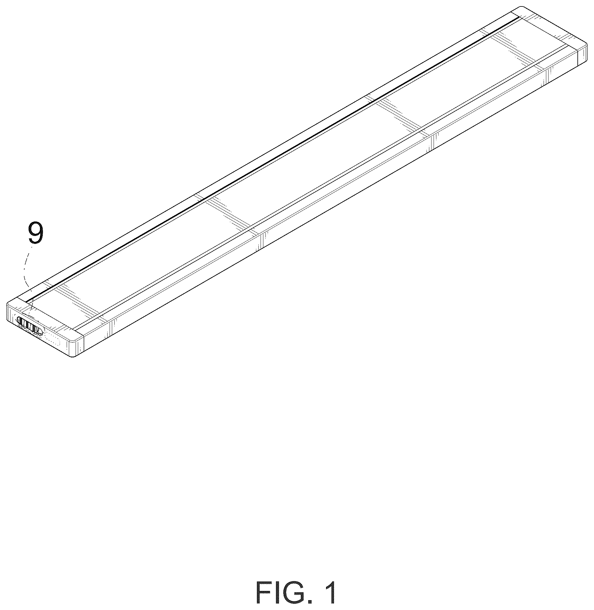 Patent USD1125655 Figure 1 – Magnetic strip charging light
