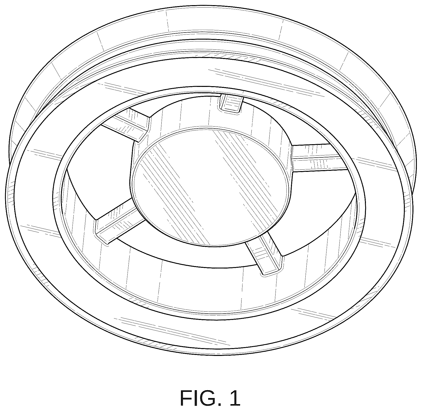 Patent USD1125656 Figure 1 – Chandelier