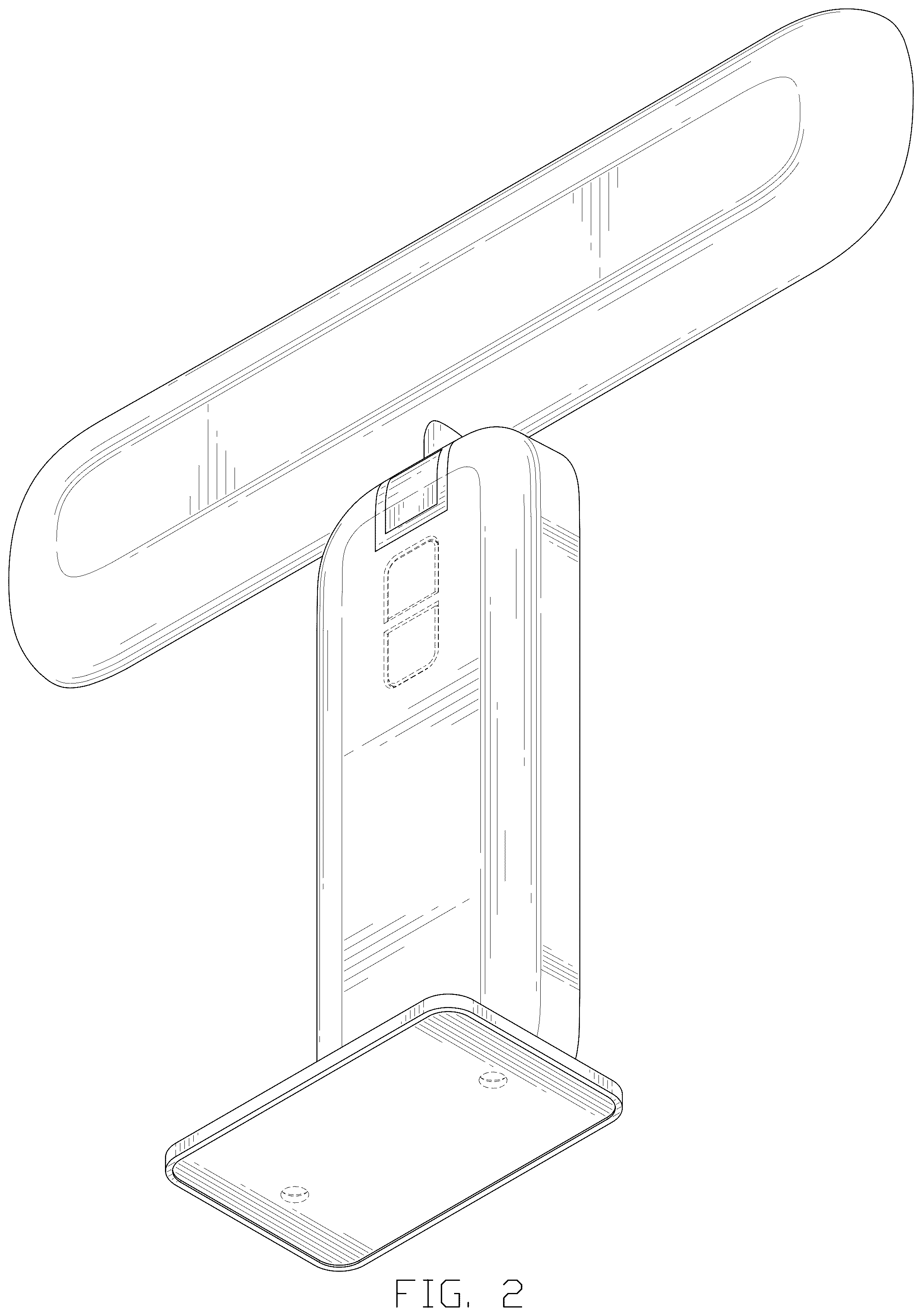 Patent USD1125657 Figure 2 – Wall lamp