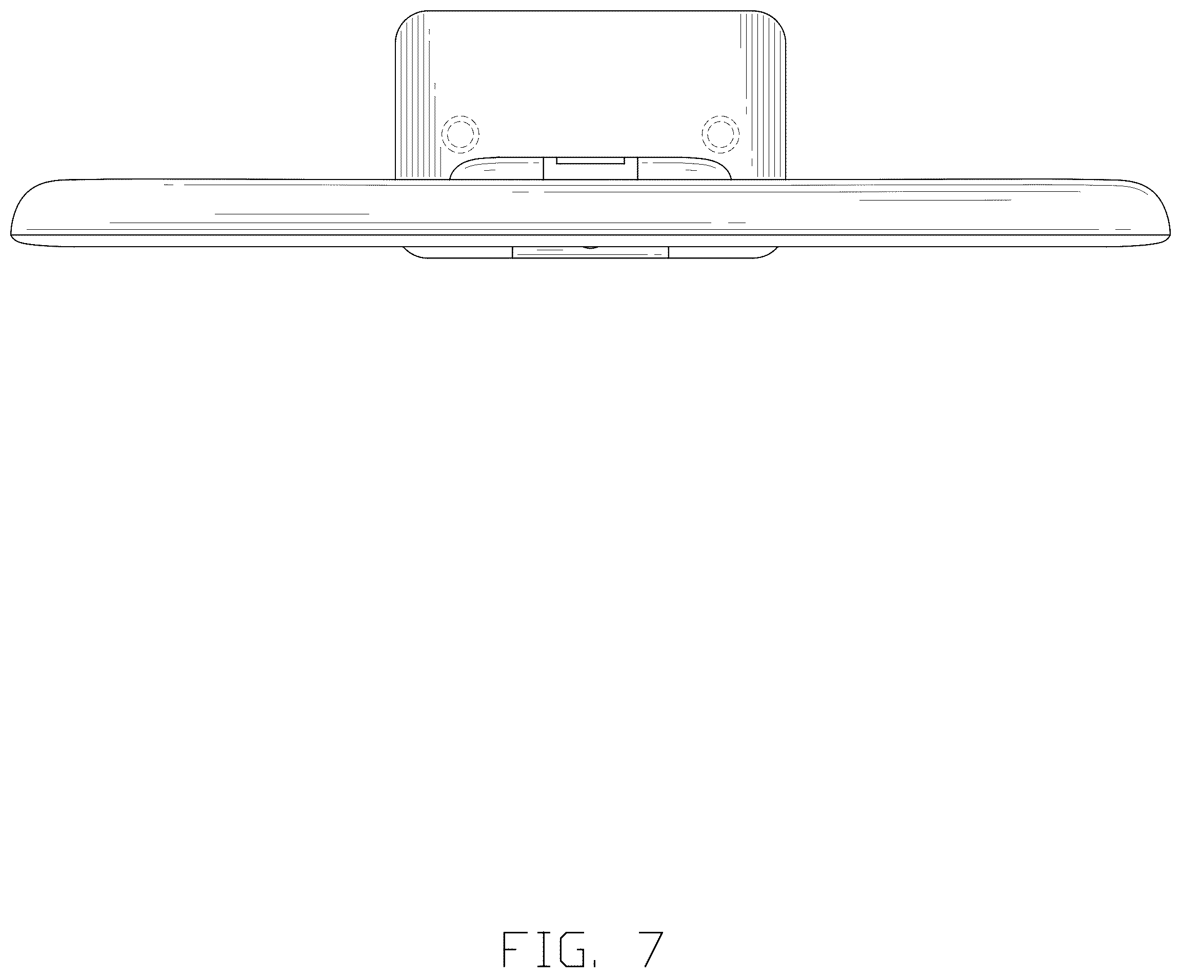 Patent USD1125657 Figure 7 – Wall lamp