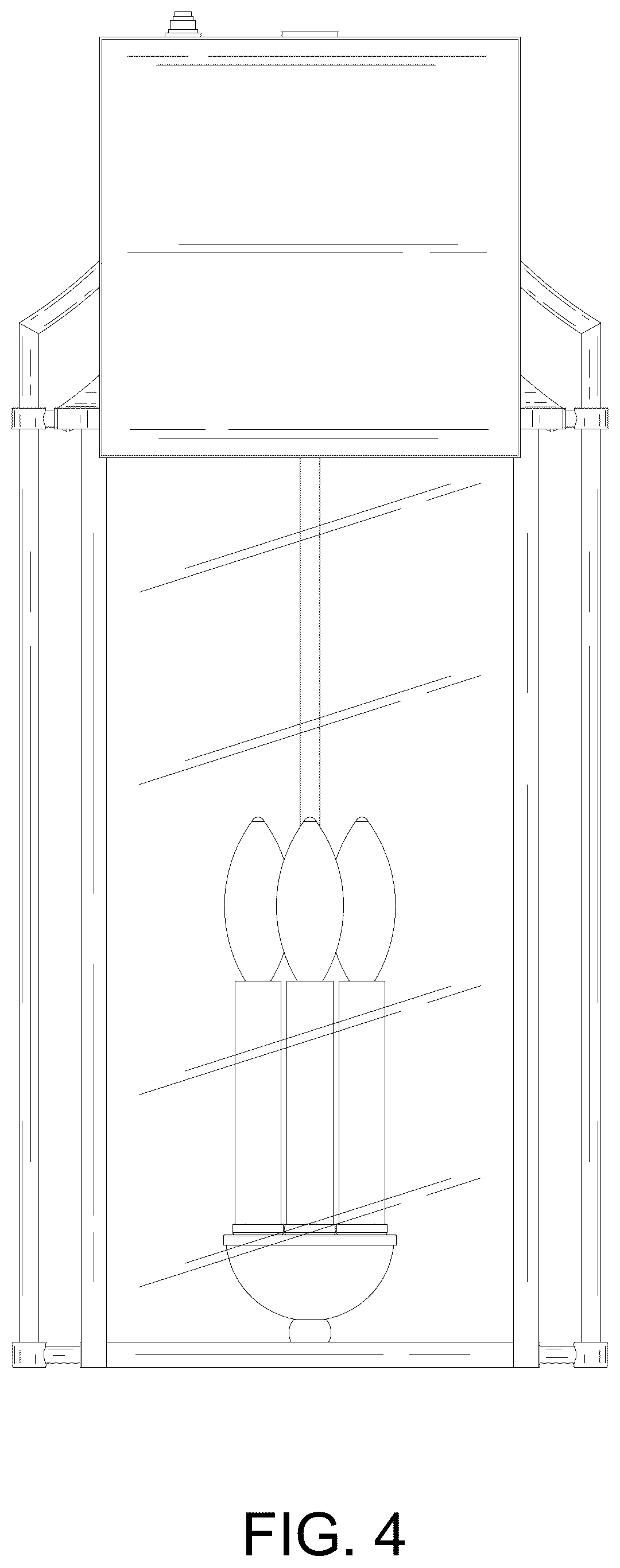 Patent USD1125658 Figure 4 – Outdoor wall light