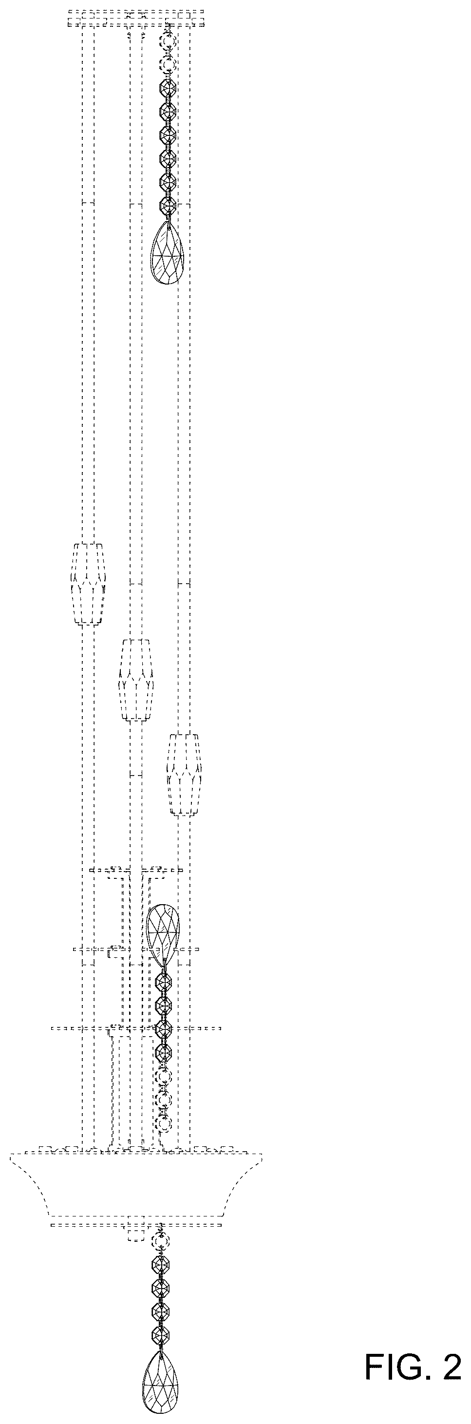 Patent USD1125659 Figure 2 – Lighting fixture