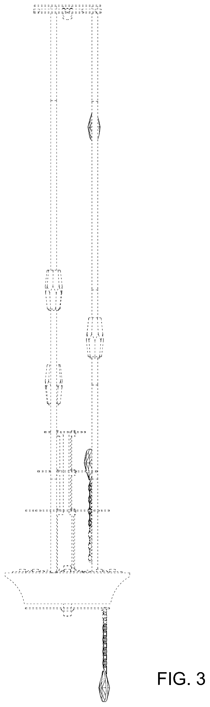 Patent USD1125659 Figure 3 – Lighting fixture