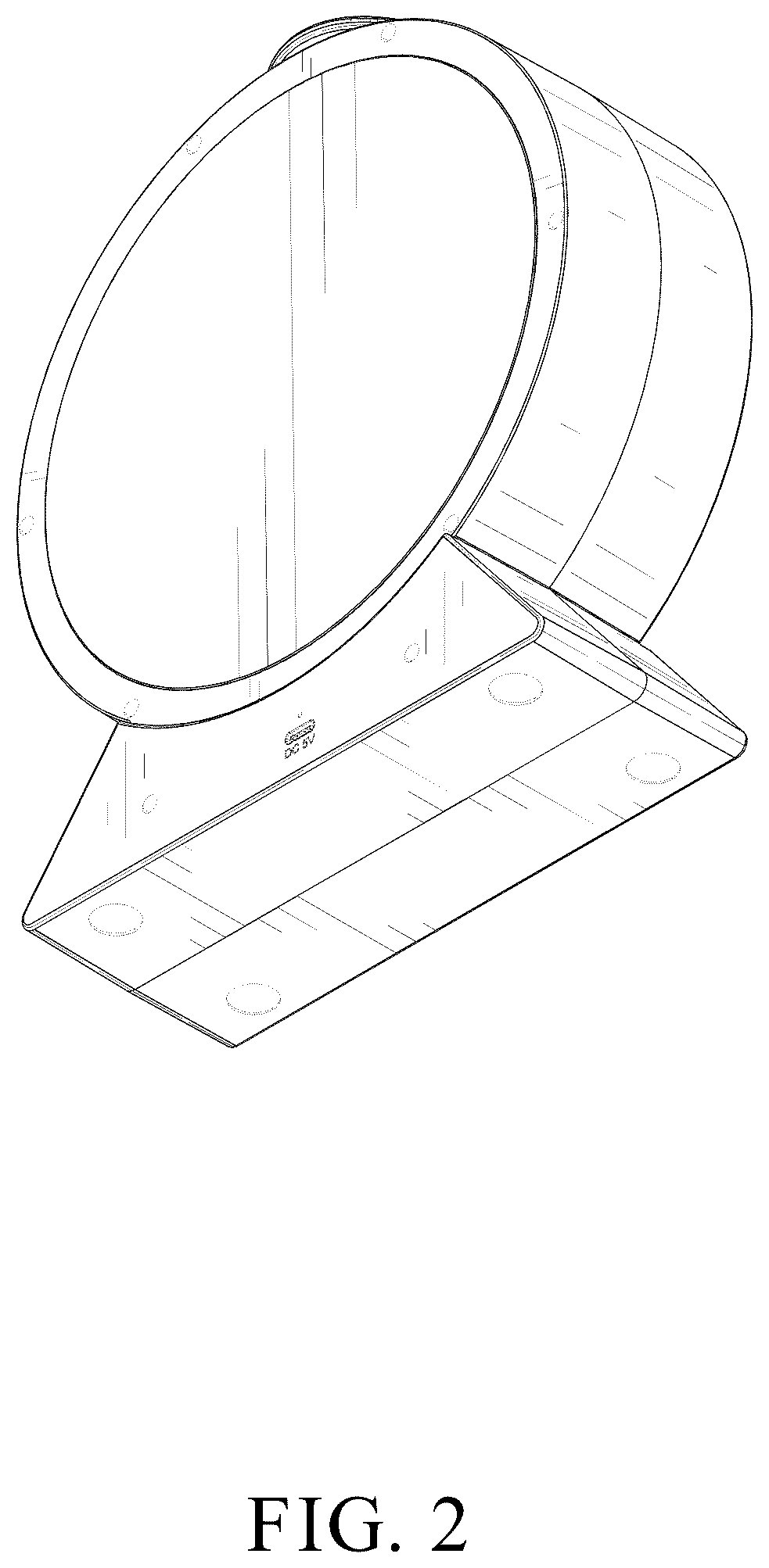 Patent USD1125663 Figure 2 – Jellyfish lamp