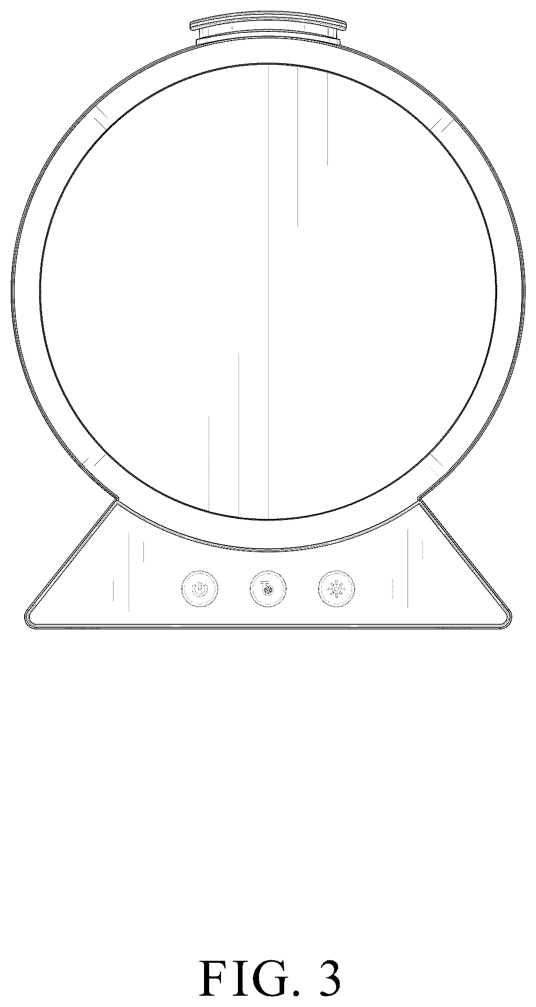 Patent USD1125663 Figure 3 – Jellyfish lamp