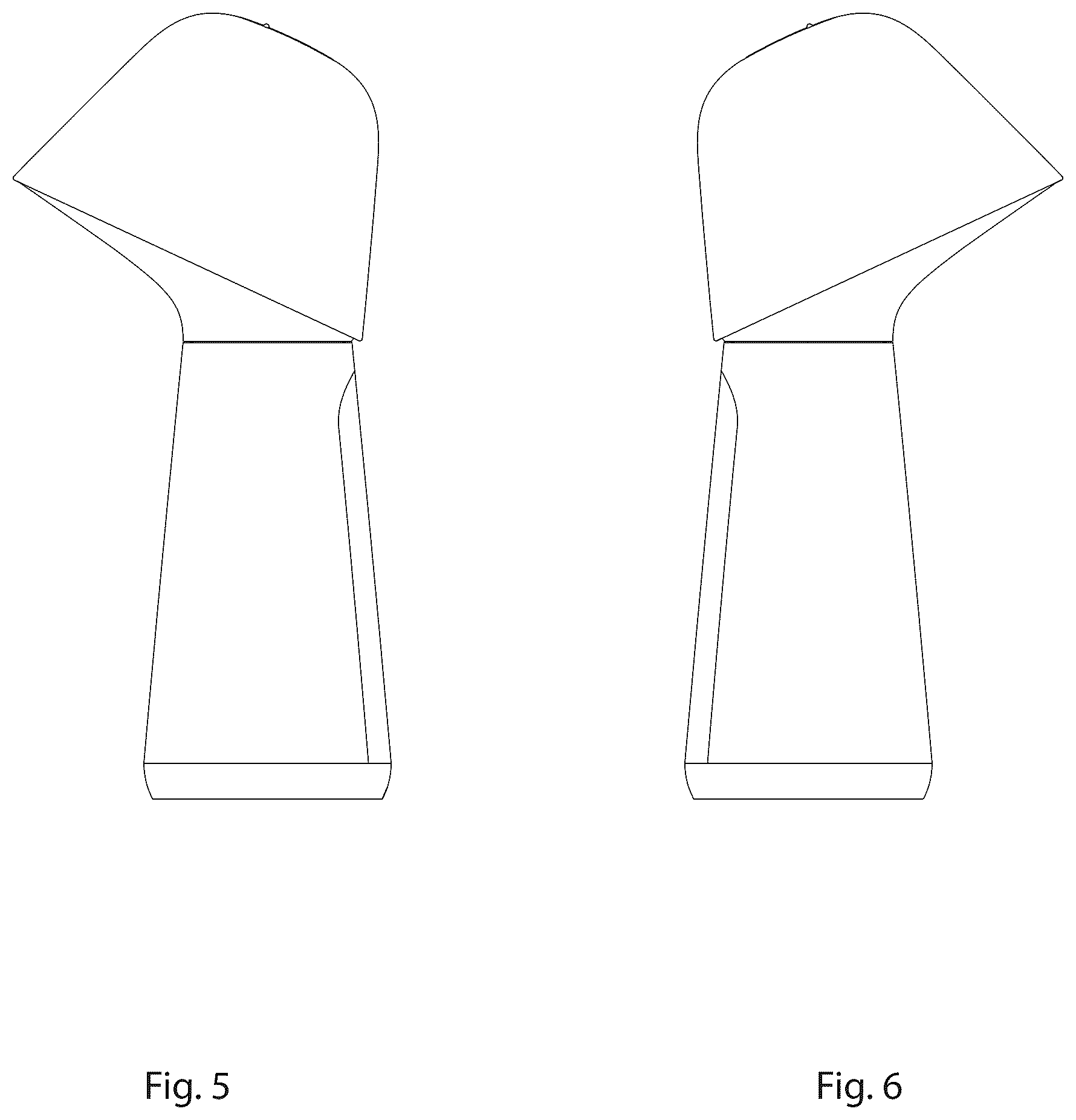 Patent USD1125664 Figure 3 – Table lamp